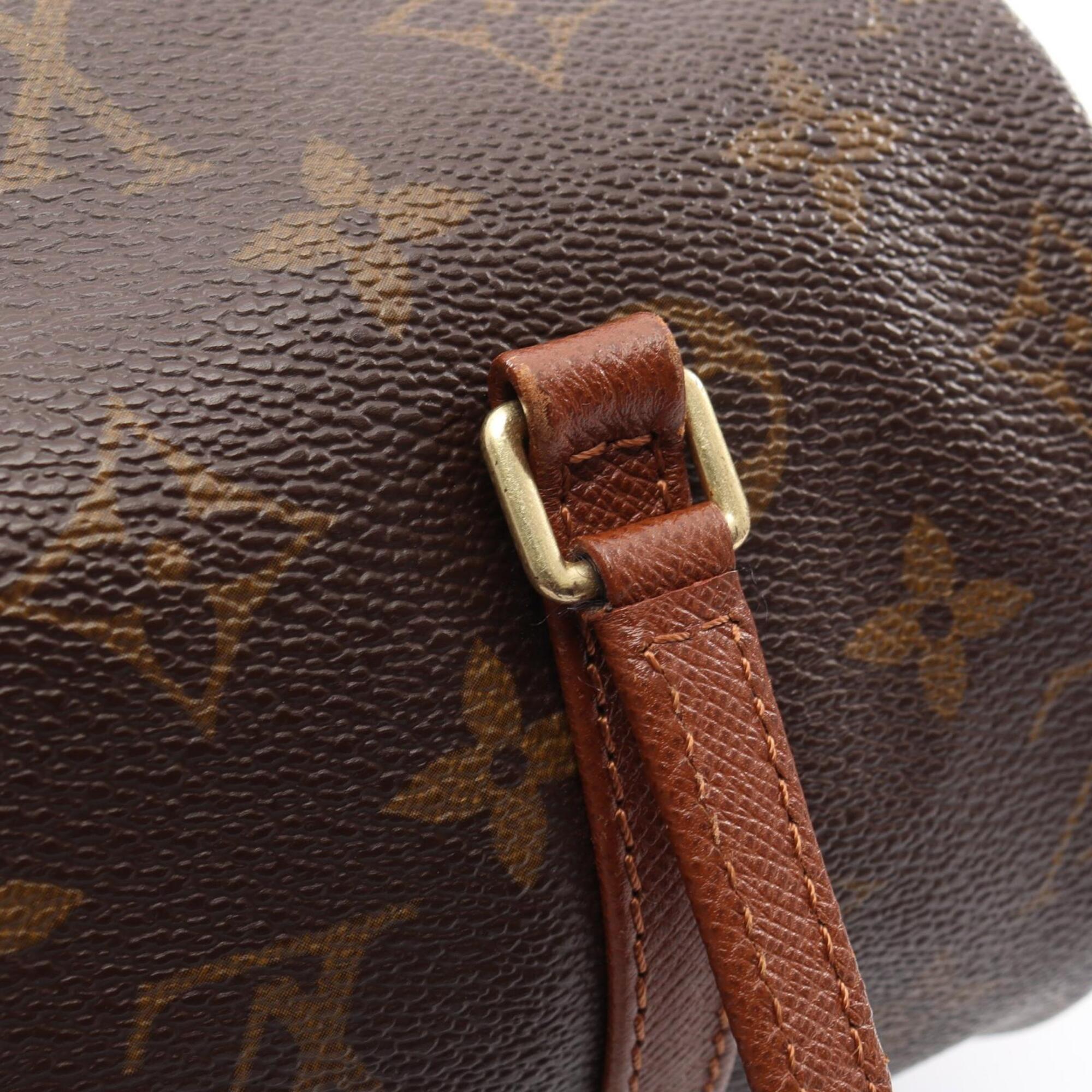 Louis Vuitton Brown Monogram Coated Canvas Leather Handbag (Pre-Owned)