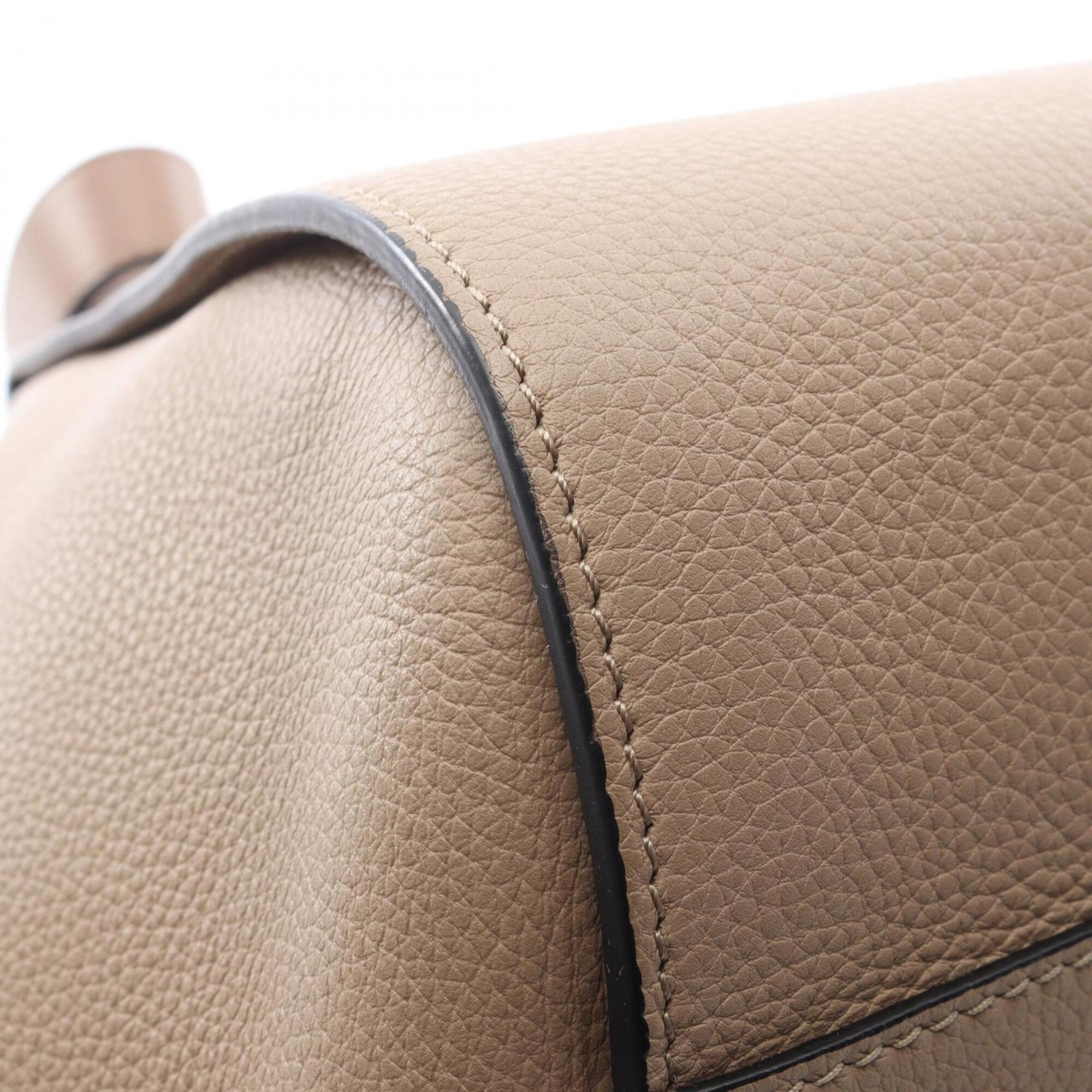 Loewe Hammock Beige Leather Handbag (Pre-Owned)