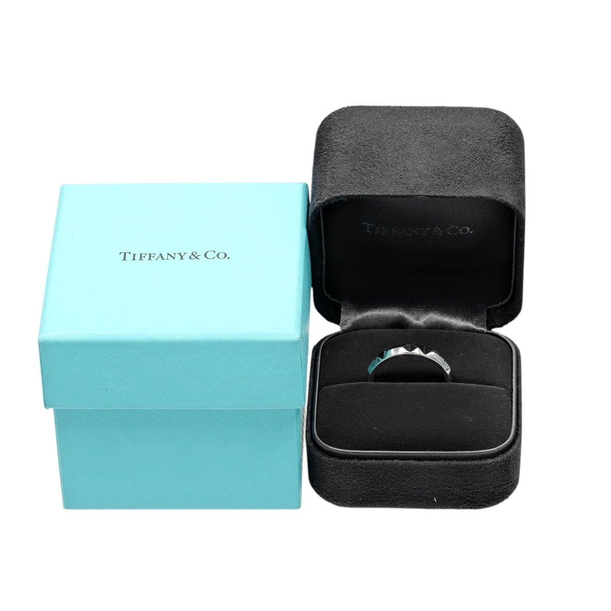 Tiffany Platinum 950 Band Ring (Pre-Owned)