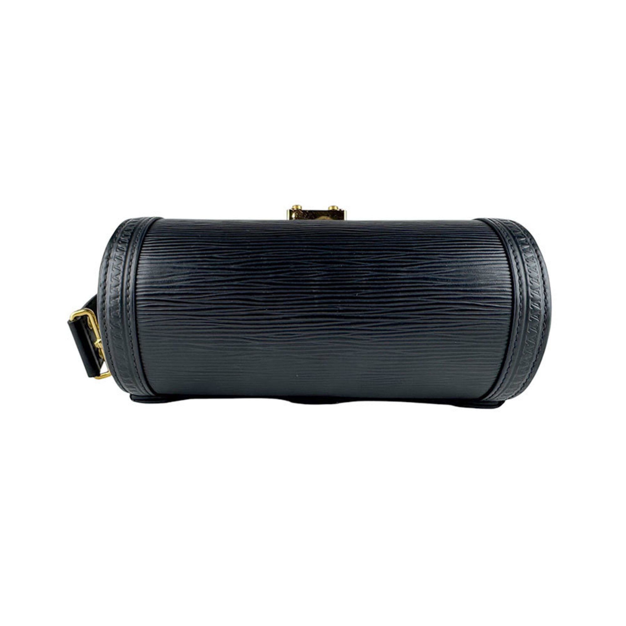 Louis Vuitton Black Epi Leather Handbag Shoulder Bag (Pre-Owned)