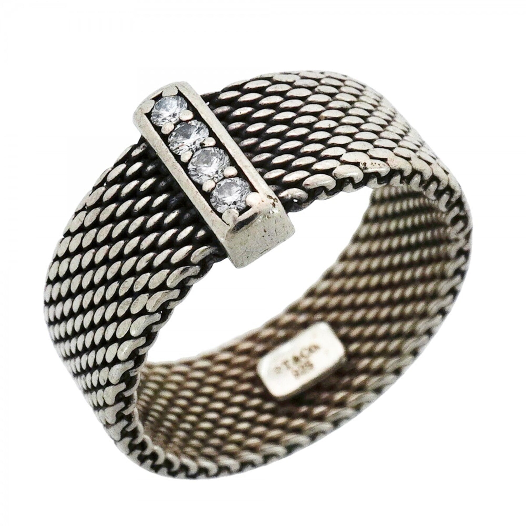 Tiffany Silver 925 Band Ring (Pre-Owned)