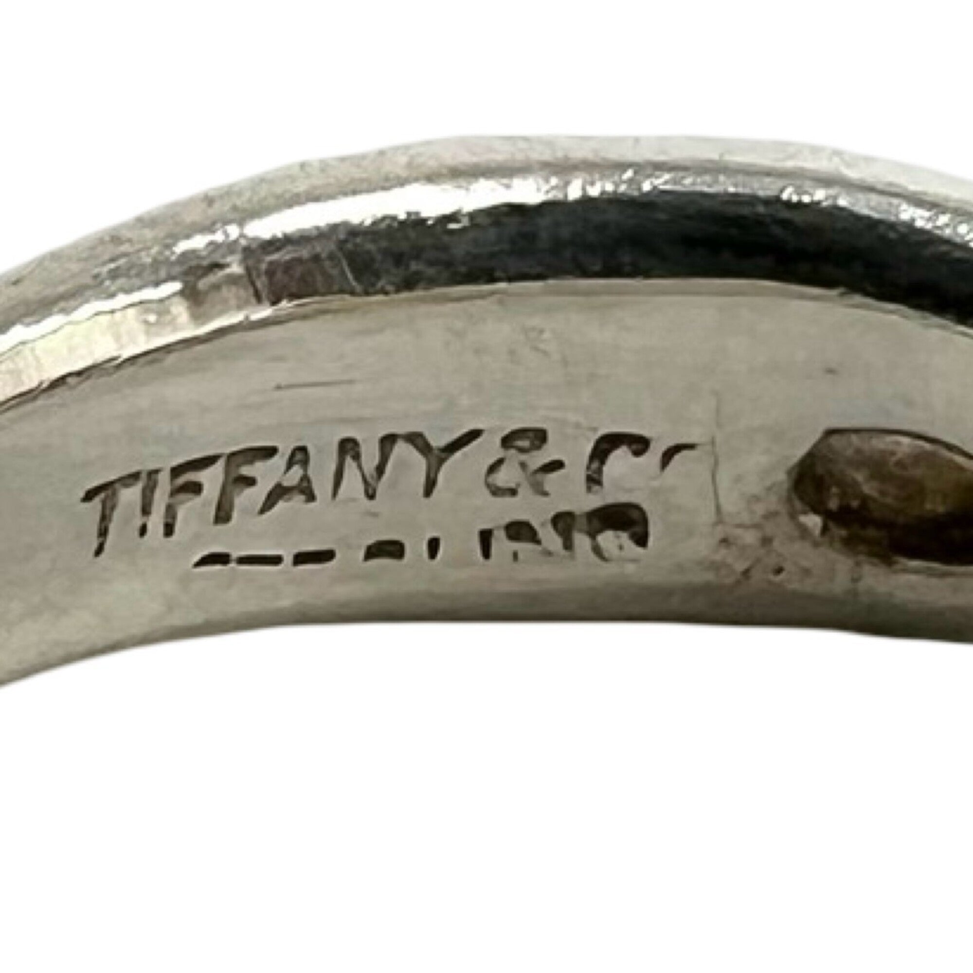 Tiffany Silver Silver 925 Band Ring (Pre-Owned)
