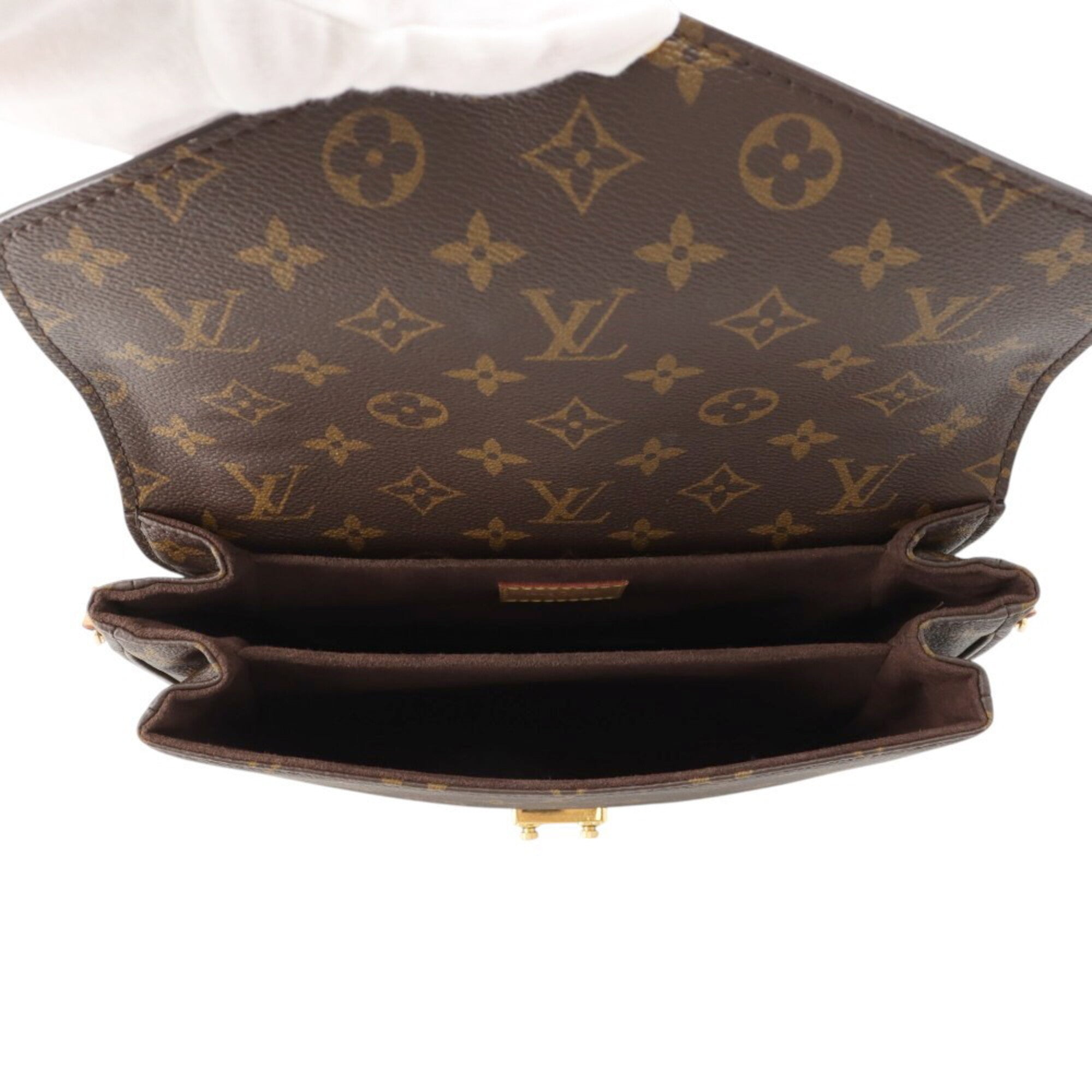 Louis Vuitton Brown Monogram Handbag Pochette (Pre-Owned)
