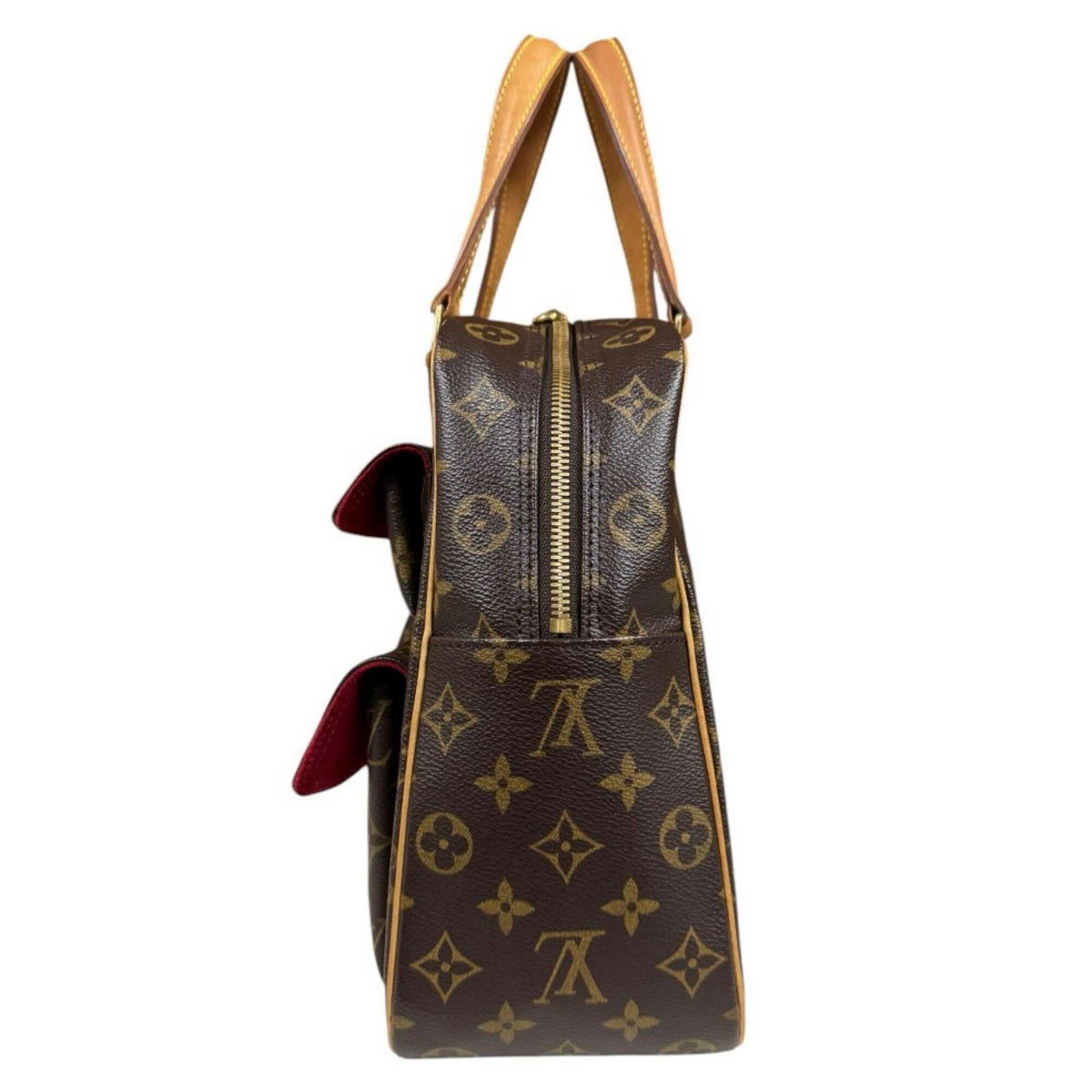 Louis Vuitton Brown Monogram Canvas Handbag (Pre-Owned)