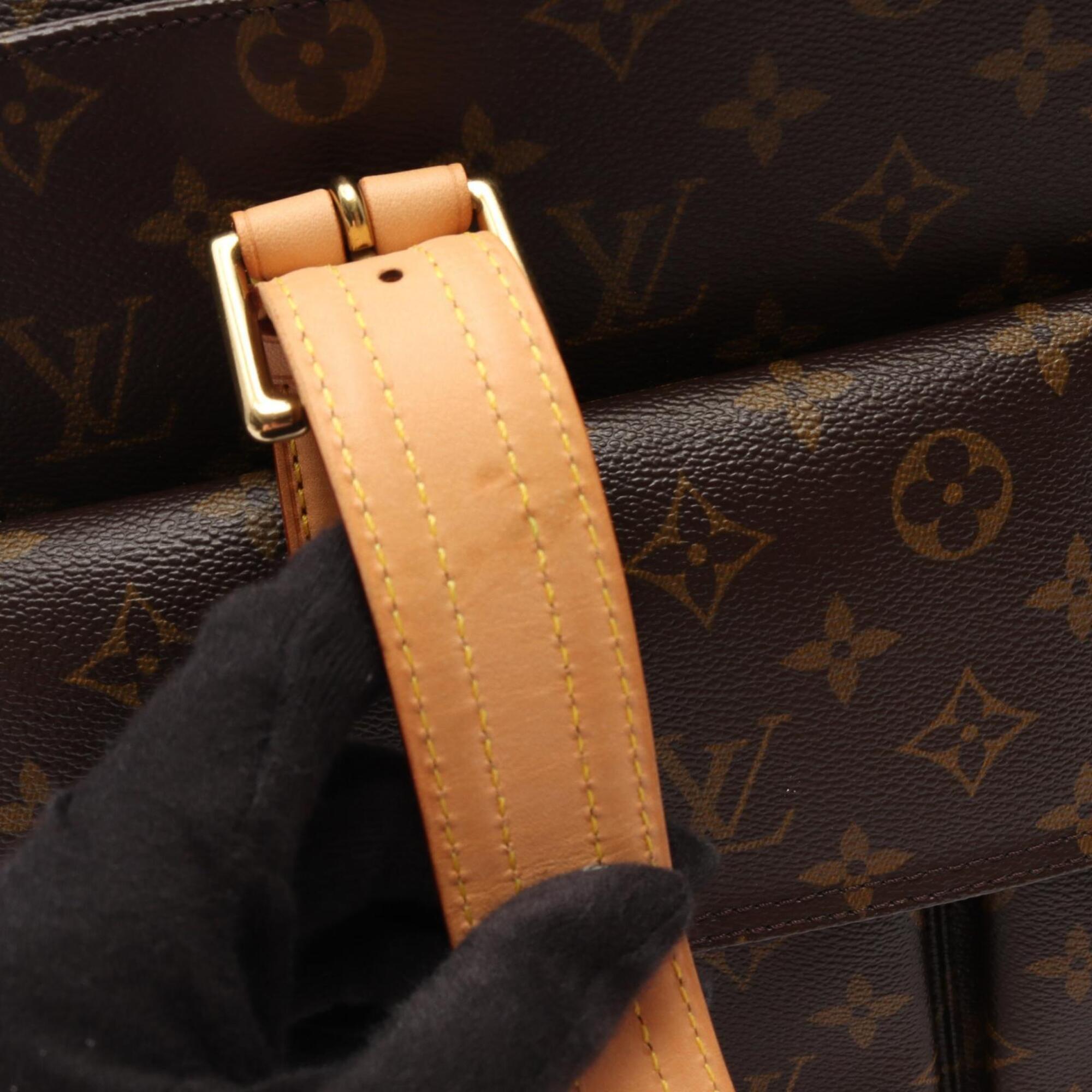 Louis Vuitton Brown Monogram Monogram Leather Handbag (Pre-Owned)