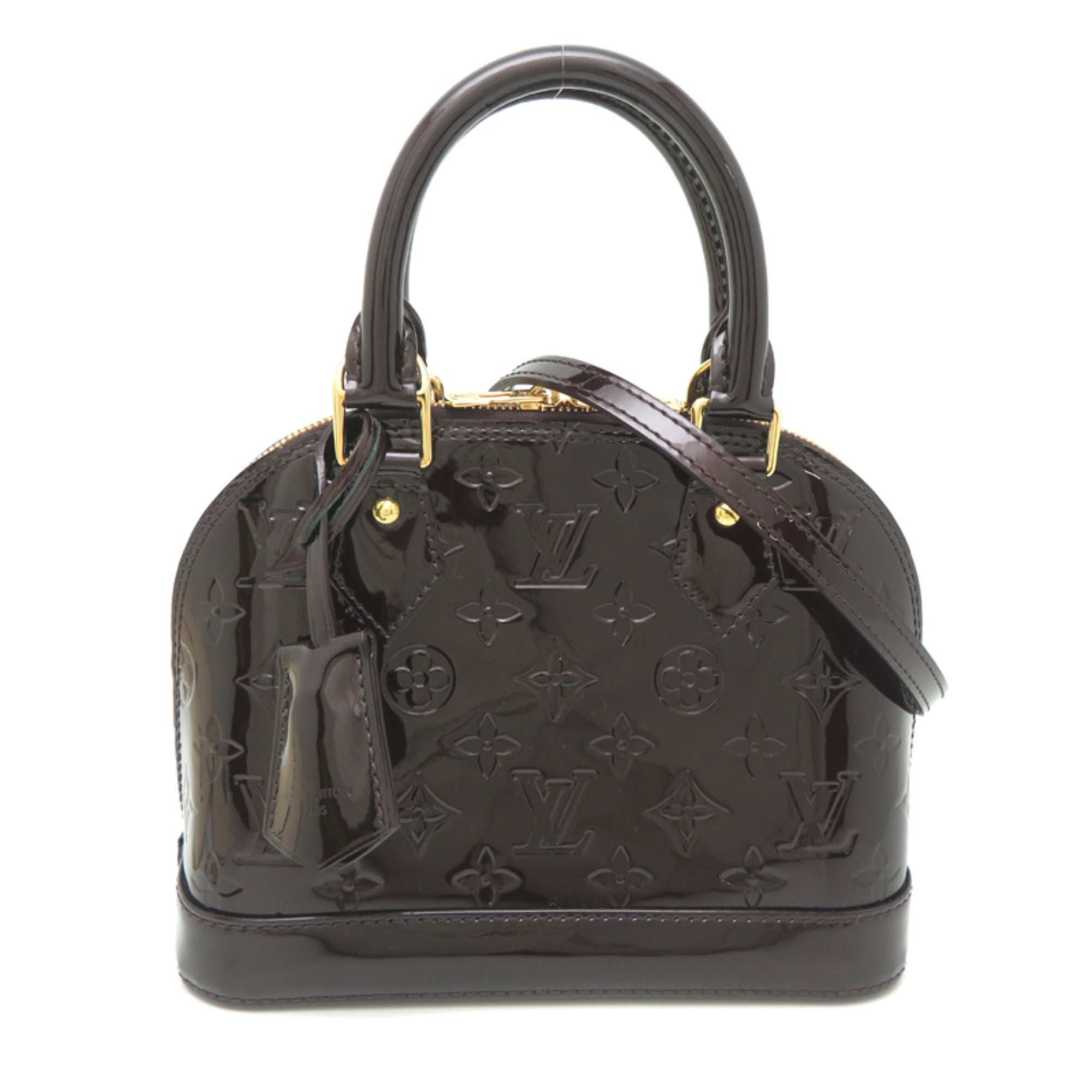 Louis Vuitton Amarante Purple Vernis Handbag (Pre-Owned)