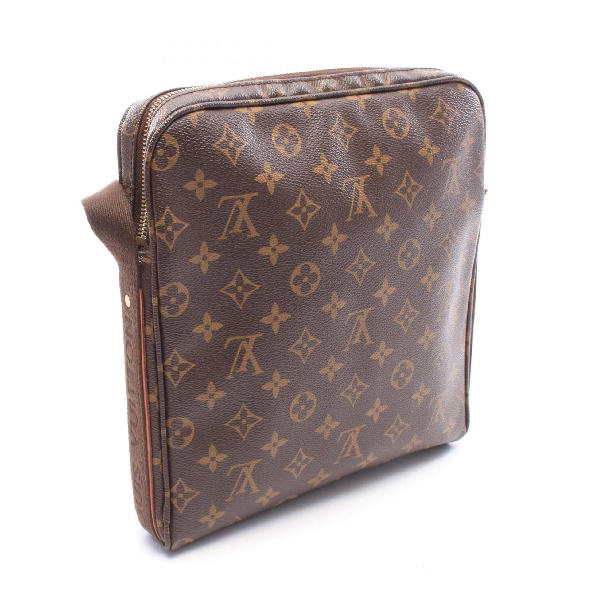 Louis Vuitton Brown Monogram Monogram Leather Handbag Shoulder Bag (Pre-Owned)