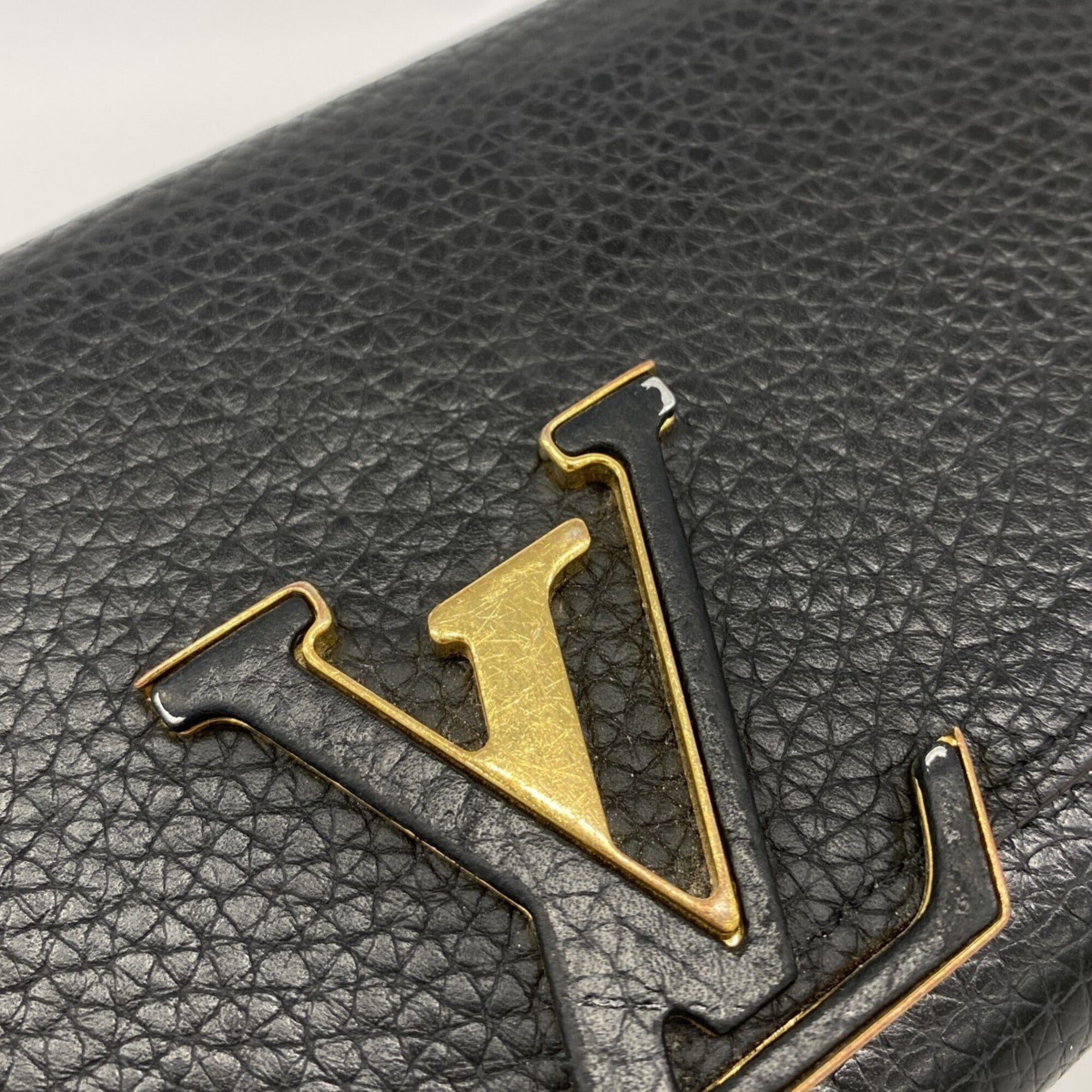 Louis Vuitton Noir Long Wallet (Bi-Fold) (Pre-Owned)