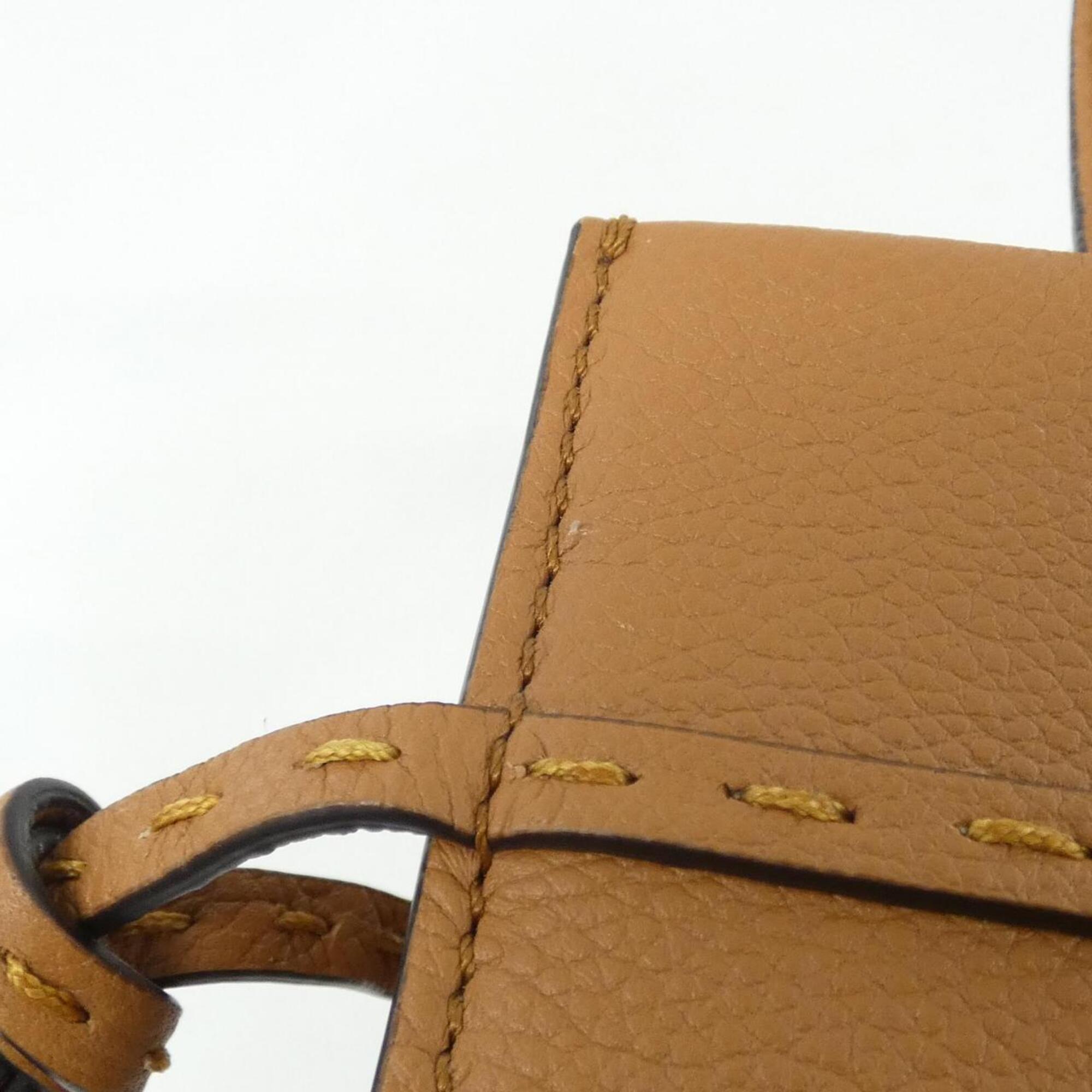 Fendi Brown Leather Handbag (Pre-Owned)