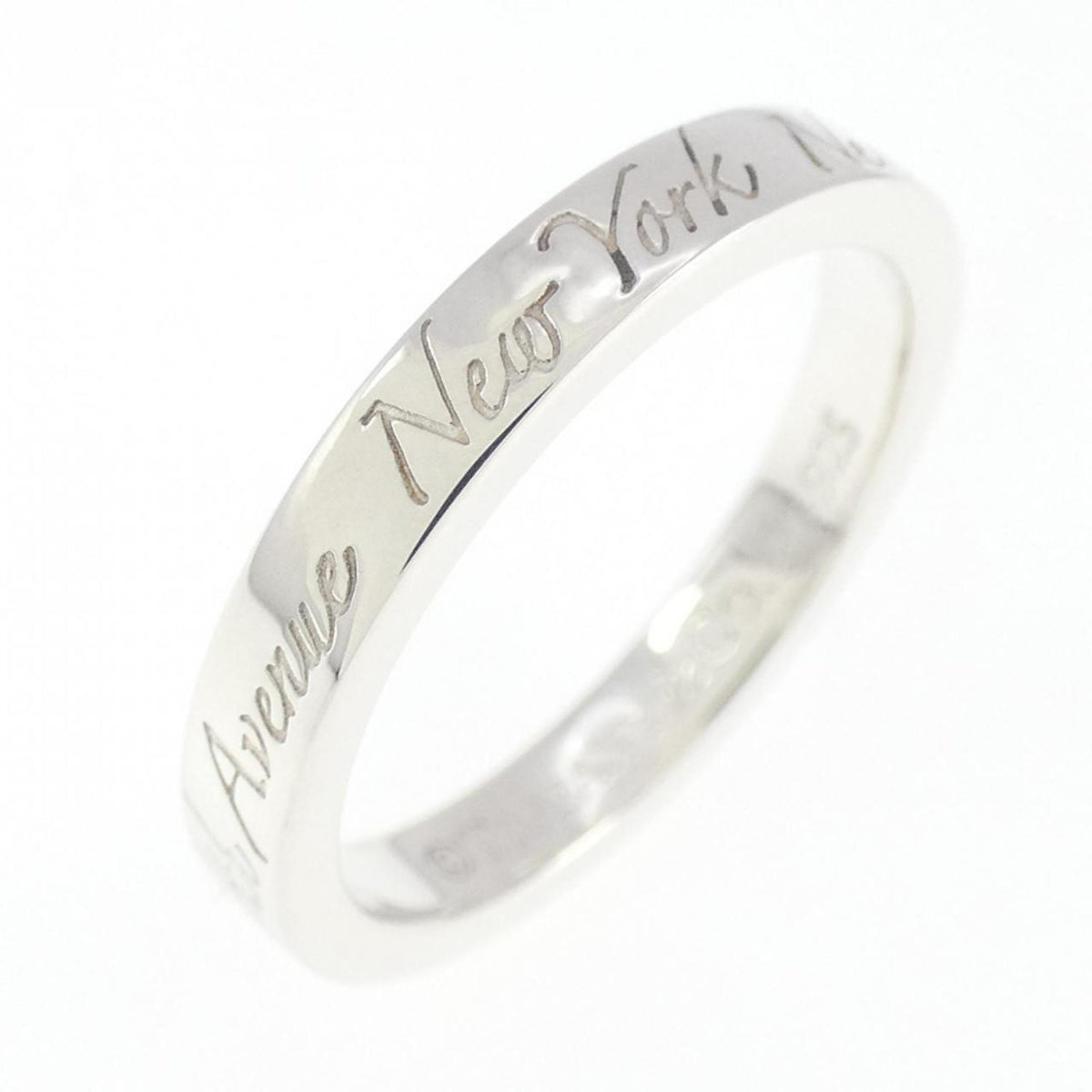 Tiffany Silver 925 Band Ring (Pre-Owned)