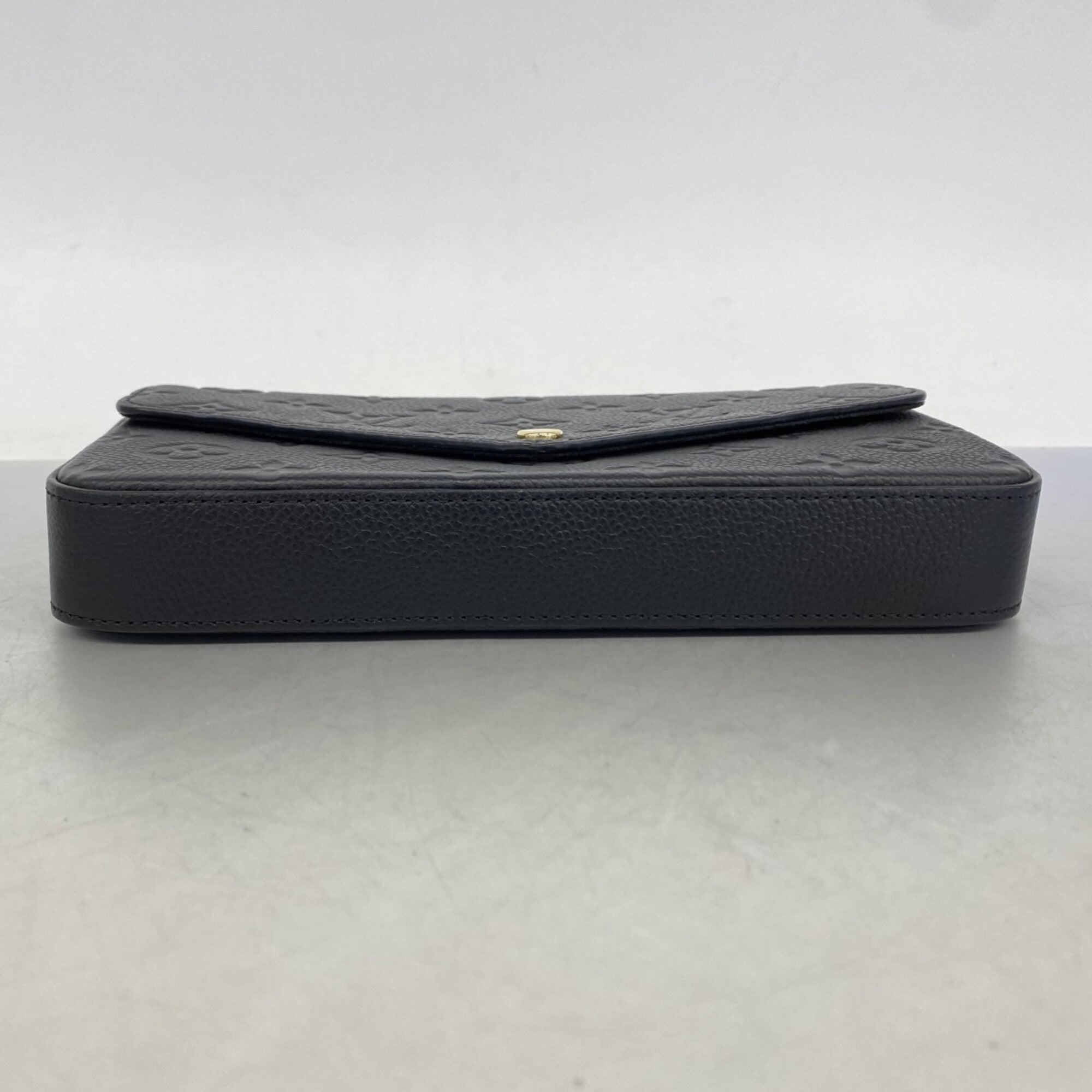 Louis Vuitton Noir Chain/Shoulder Wallet (Pre-Owned)