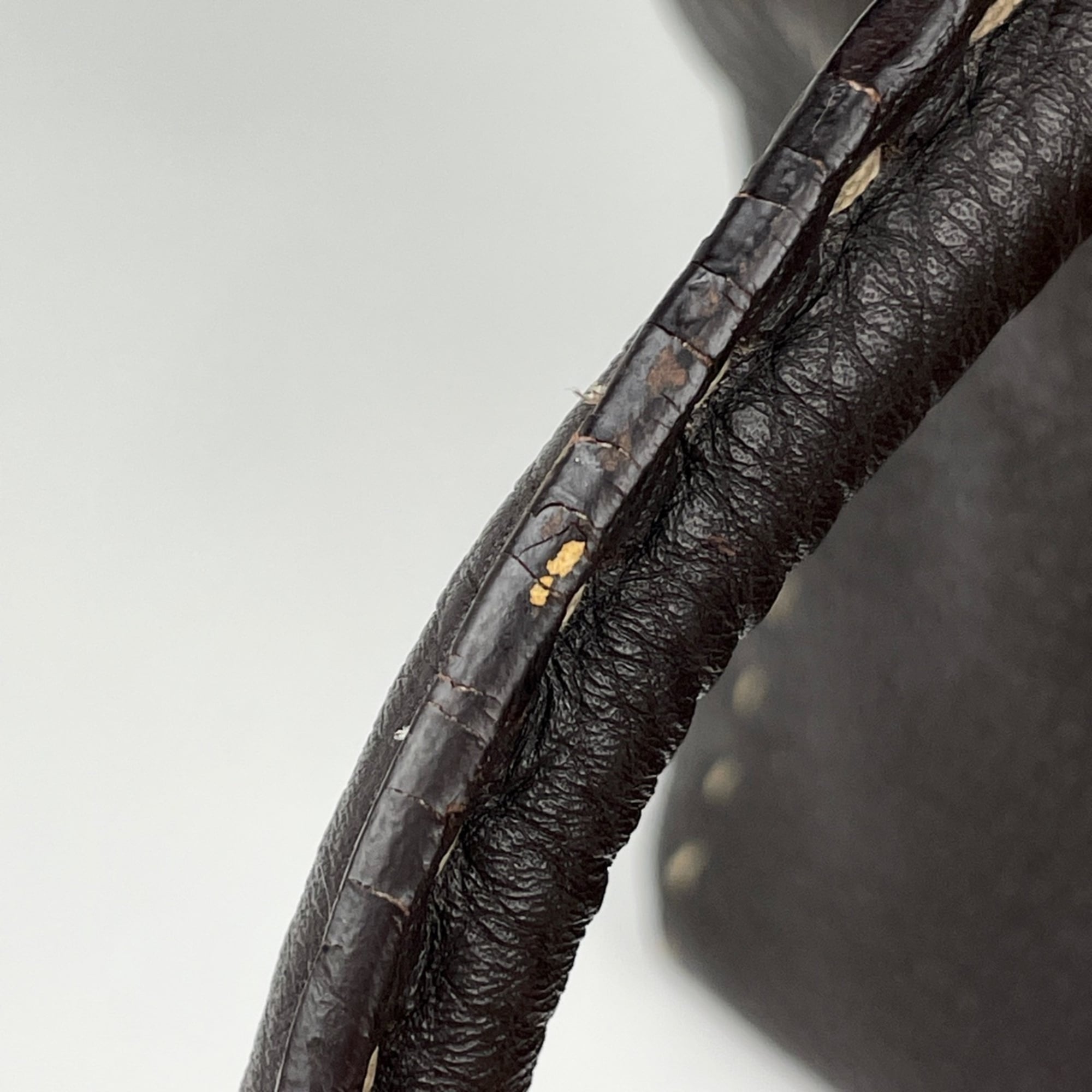 Fendi Brown Leather Handbag Tote Bag (Pre-Owned)