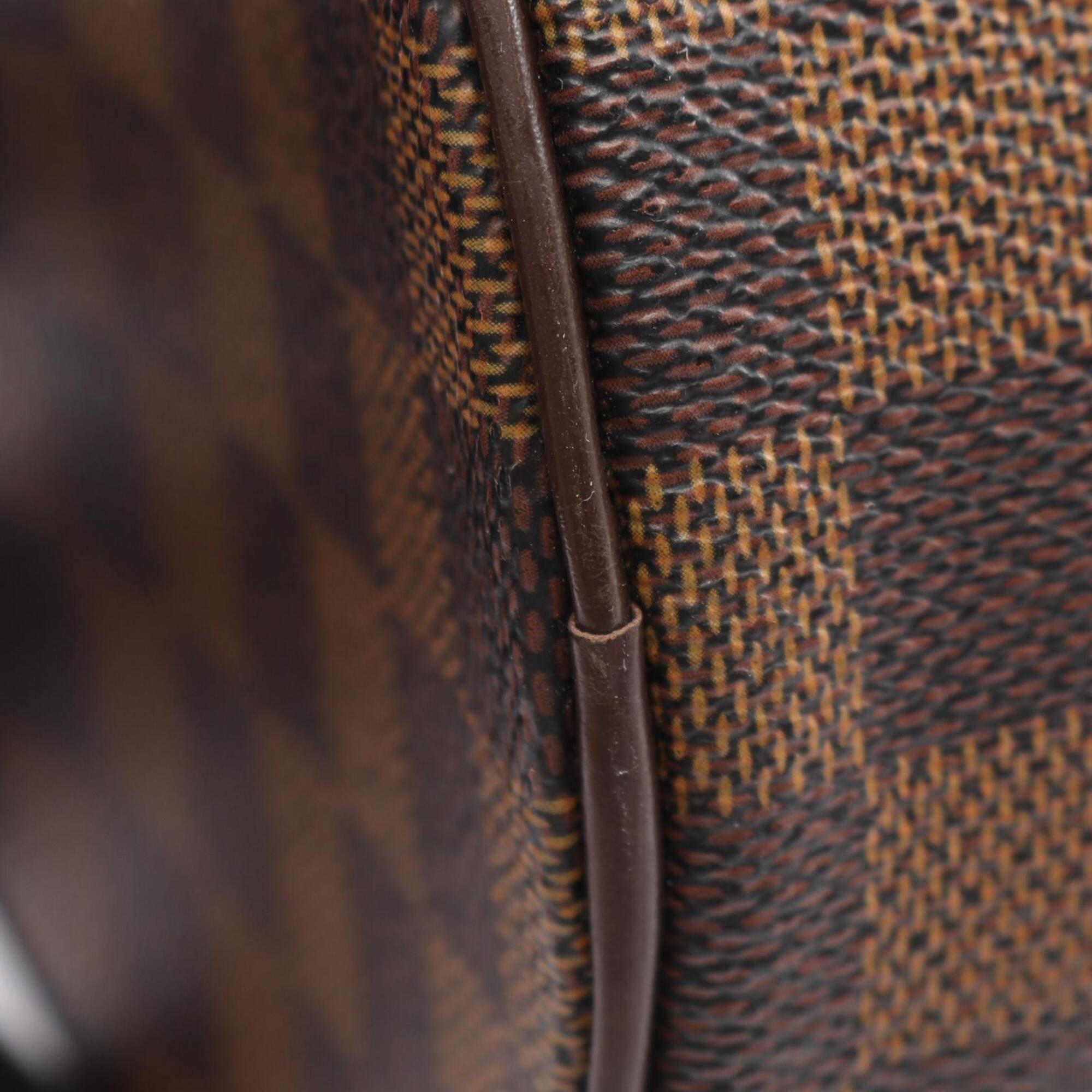 Louis Vuitton Brown Ebene Coated Canvas Damier Canvas Pvc Leather Handbag (Pre-Owned)