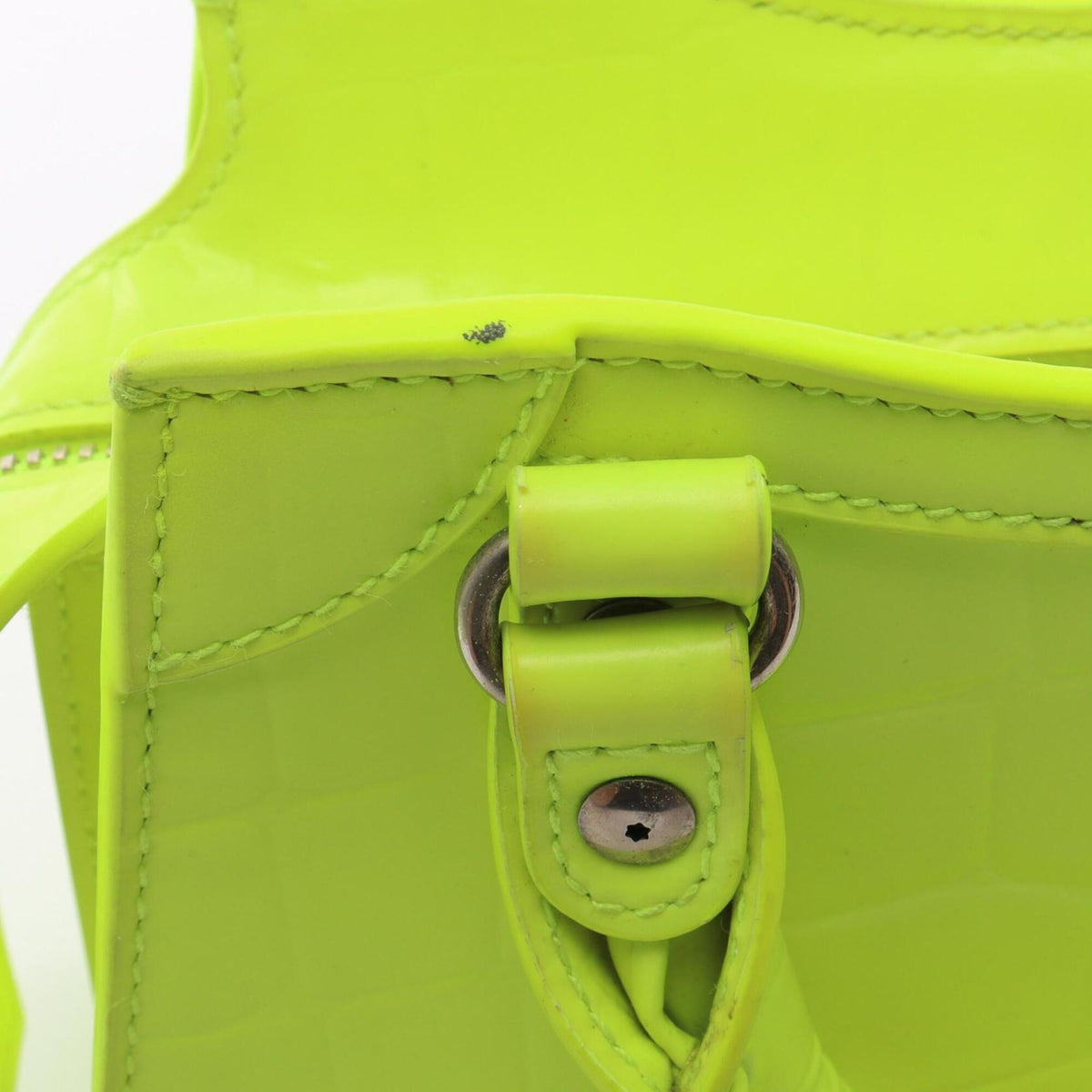 Balenciaga Yellow Leather Handbag (Pre-Owned)