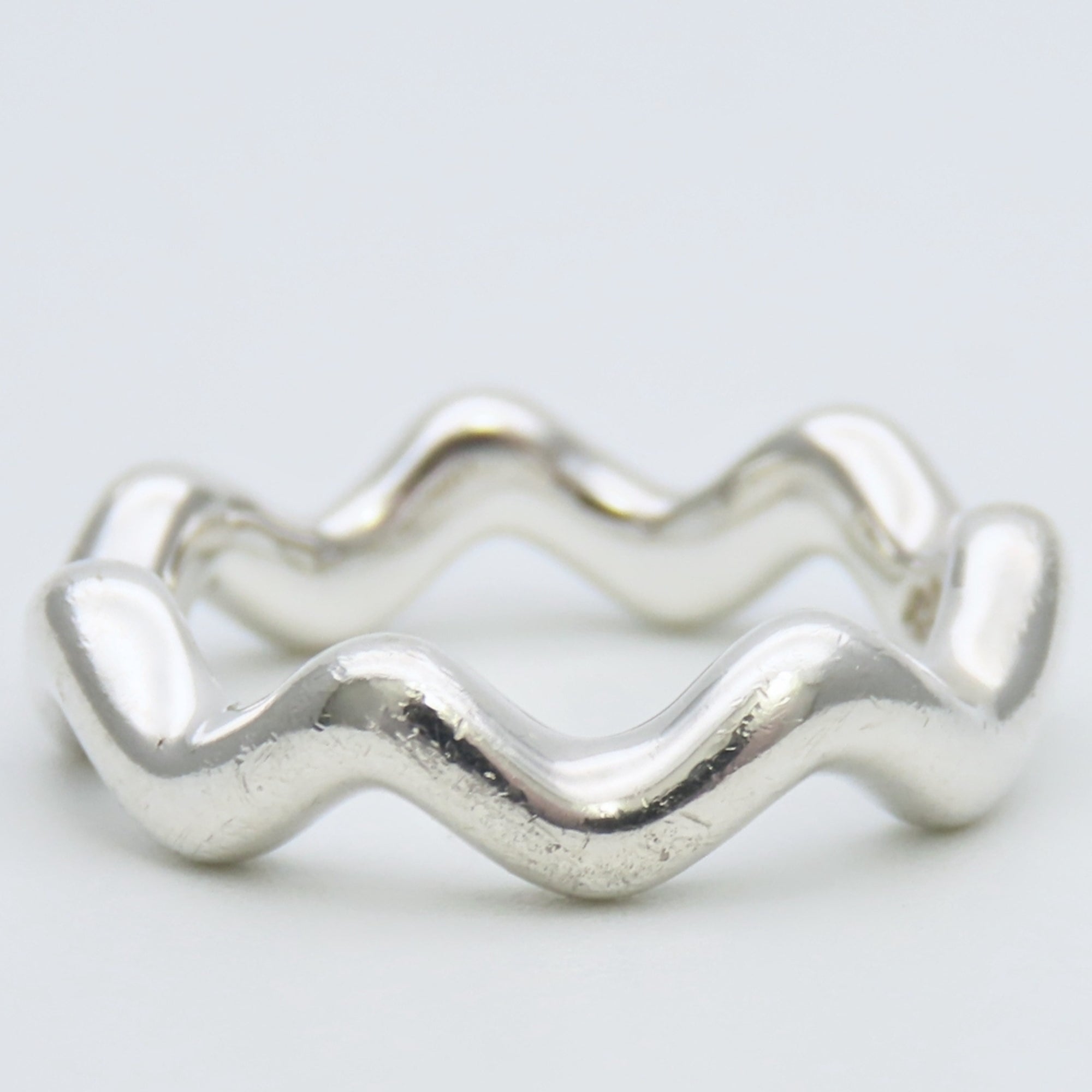 Tiffany Silver Silver 925 Band Ring (Pre-Owned)