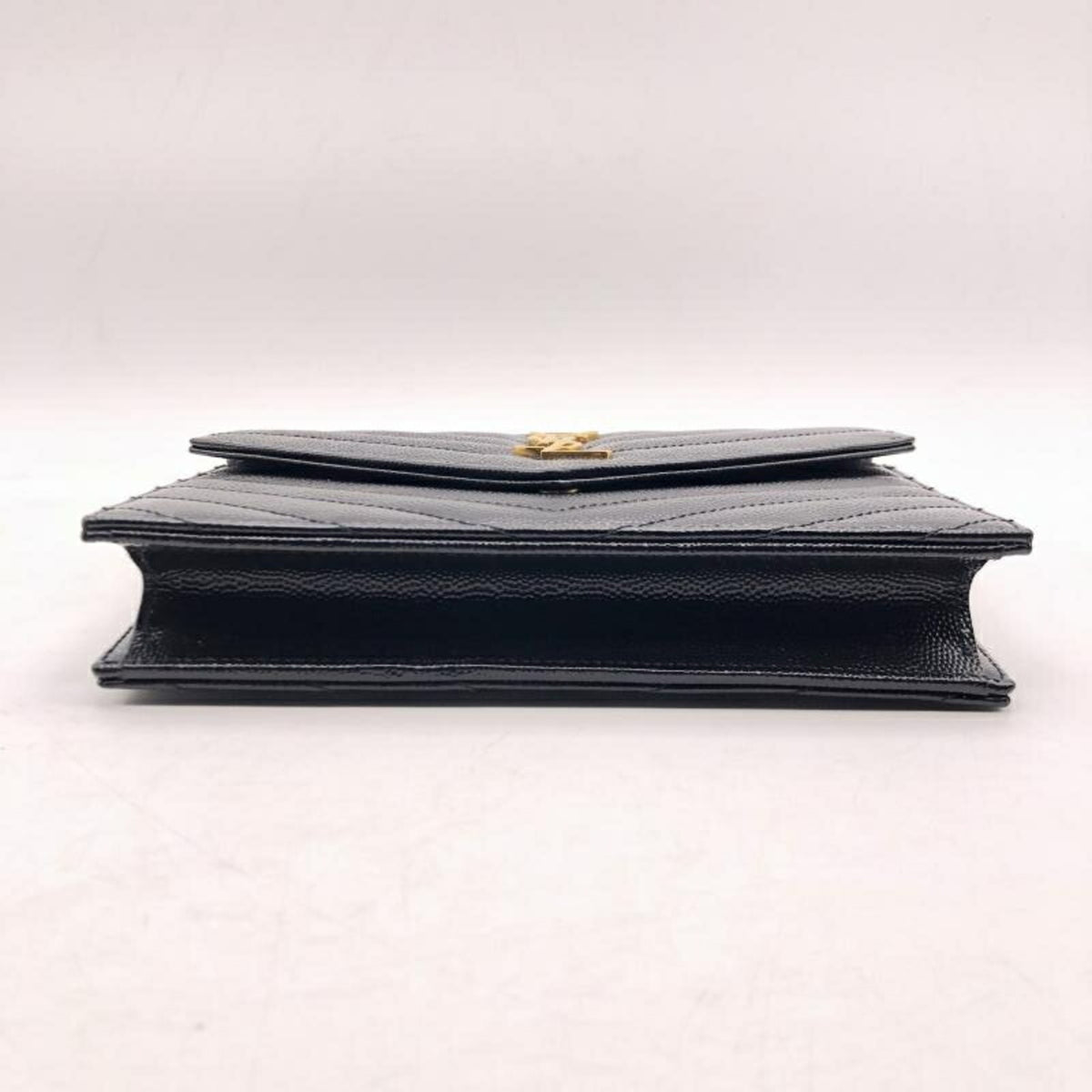 Yves Saint Laurent Black Chain/Shoulder Wallet (Pre-Owned)
