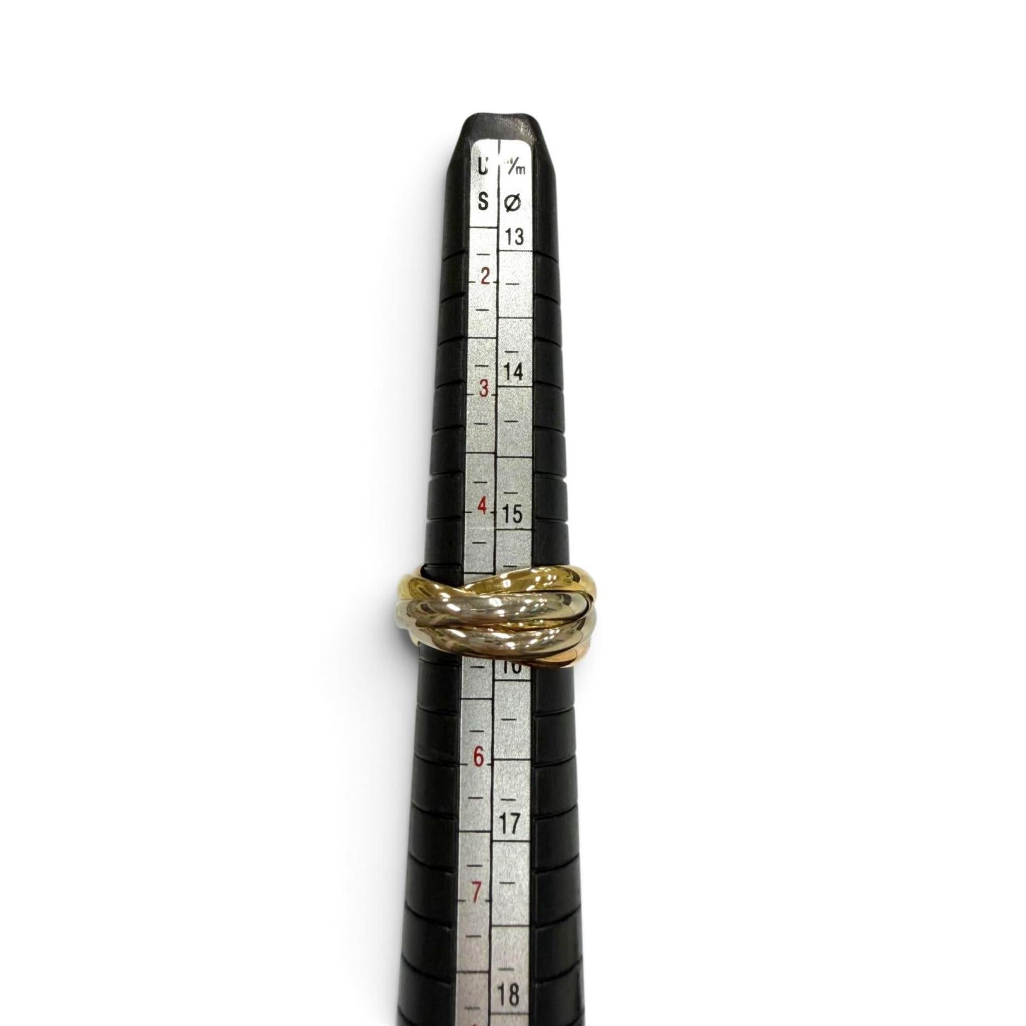 Cartier Pink Gold White Gold Yellow Gold Yellow Gold (18K) Pink Gold (18K) White Gold (18K) Band Ring (Pre-Owned)