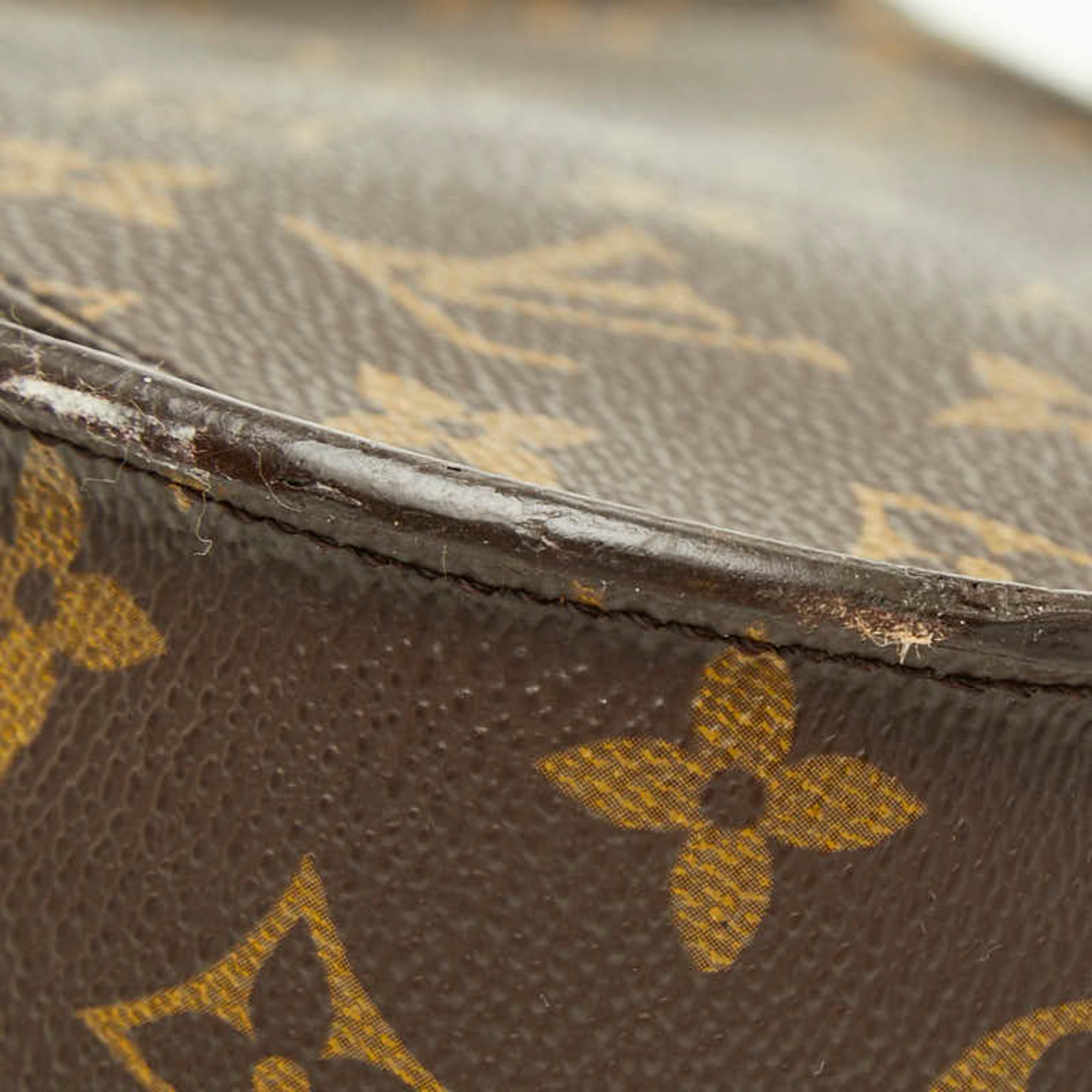 Louis Vuitton Brown Pvc Leather Shoulder Bag (Pre-Owned)