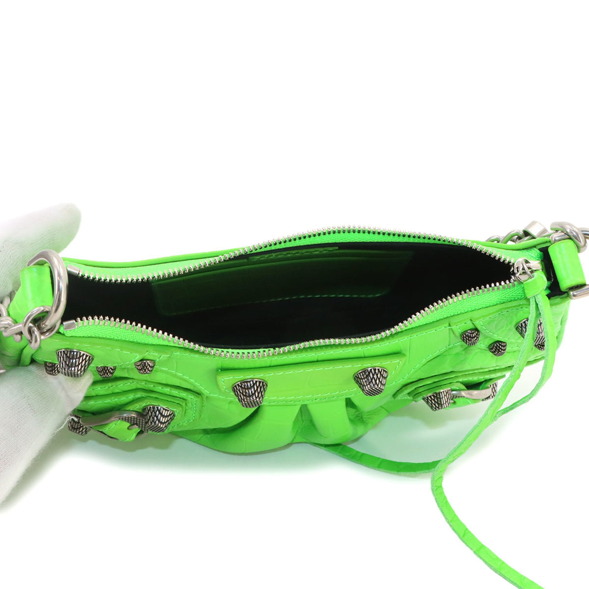 Balenciaga Green Leather Handbag (Pre-Owned)
