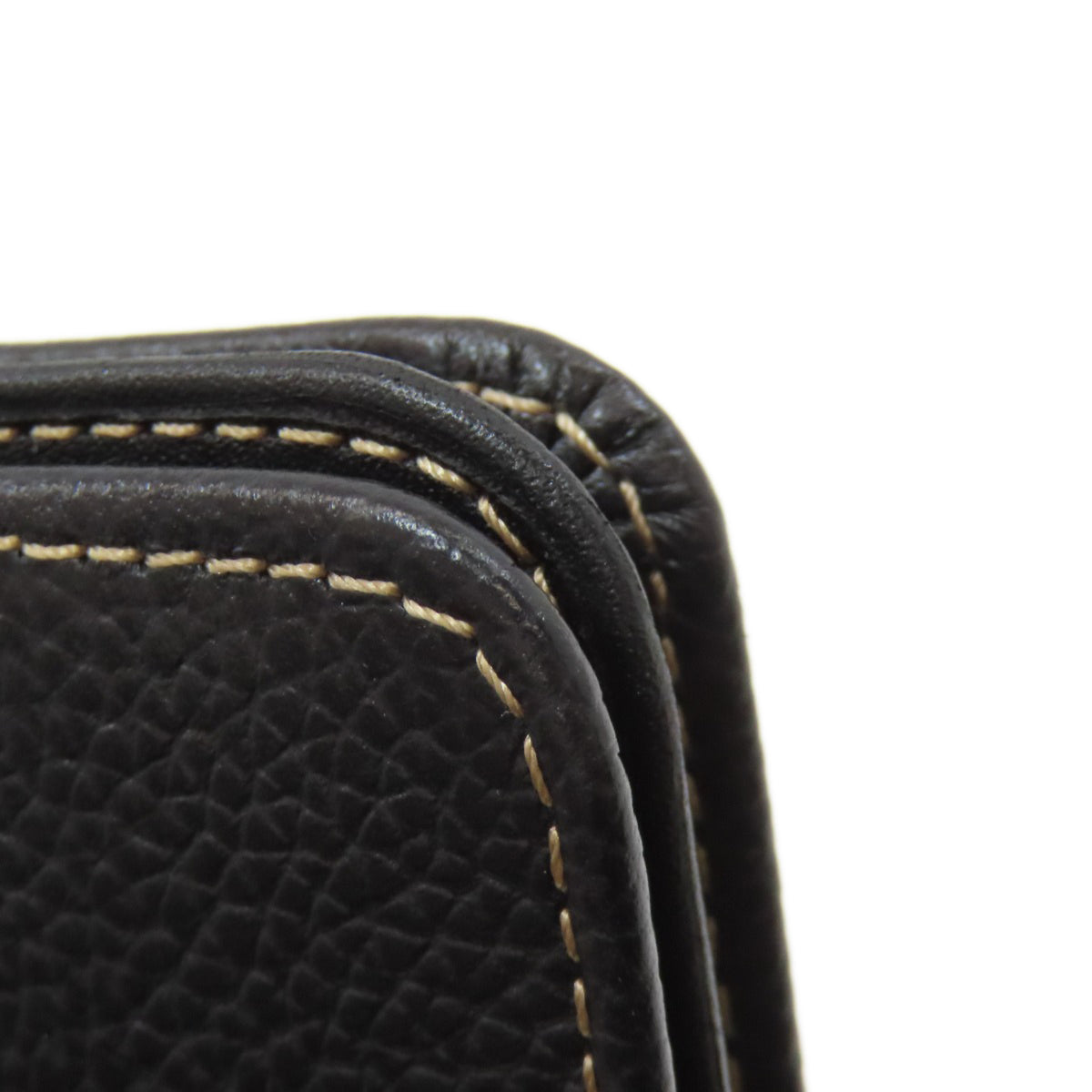 Dunhill Black Leather Long Bill Wallet (Bi-Fold) (Pre-Owned)