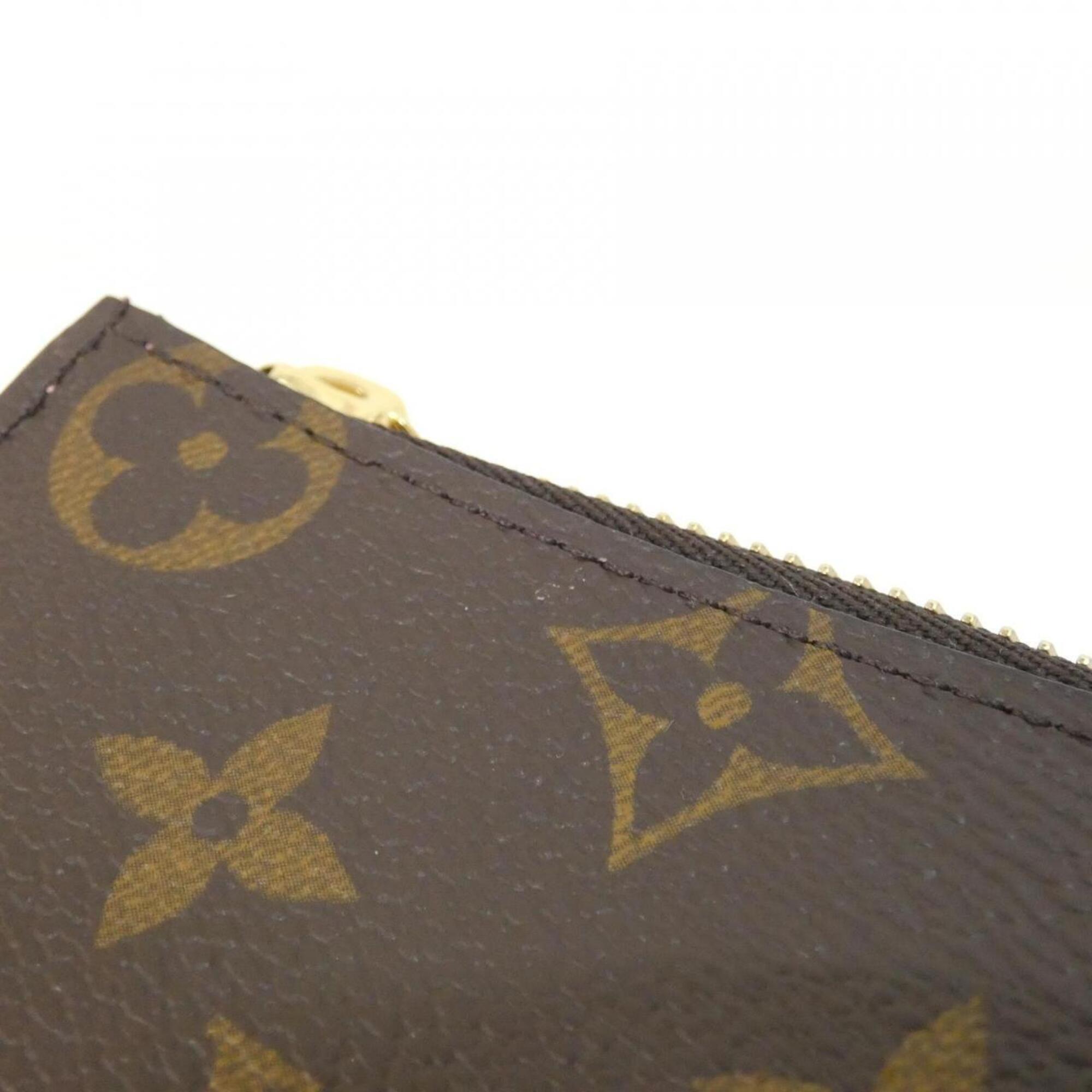 Louis Vuitton Monogram Marron Pink Coated Canvas Coin Purse/Coin Case (Pre-Owned)
