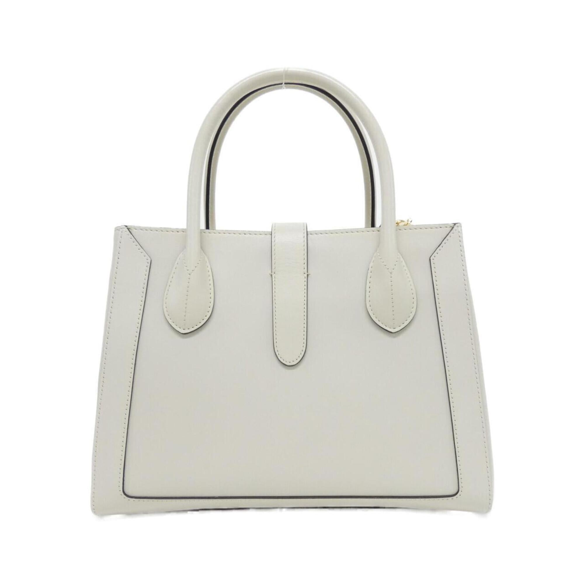 Gucci Off-White White Leather Handbag (Pre-Owned)