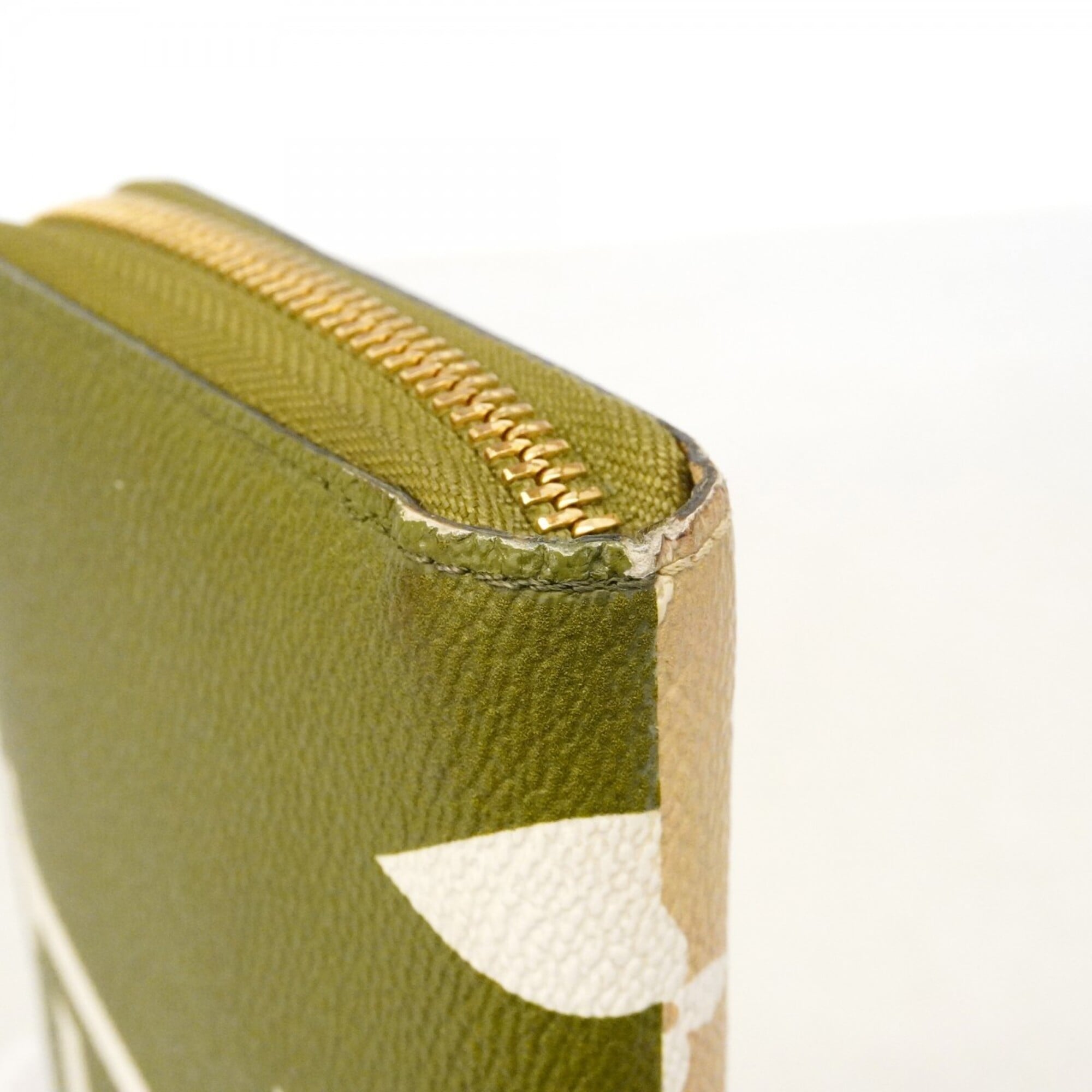 Louis Vuitton Khaki Long Wallet (Bi-Fold) (Pre-Owned)