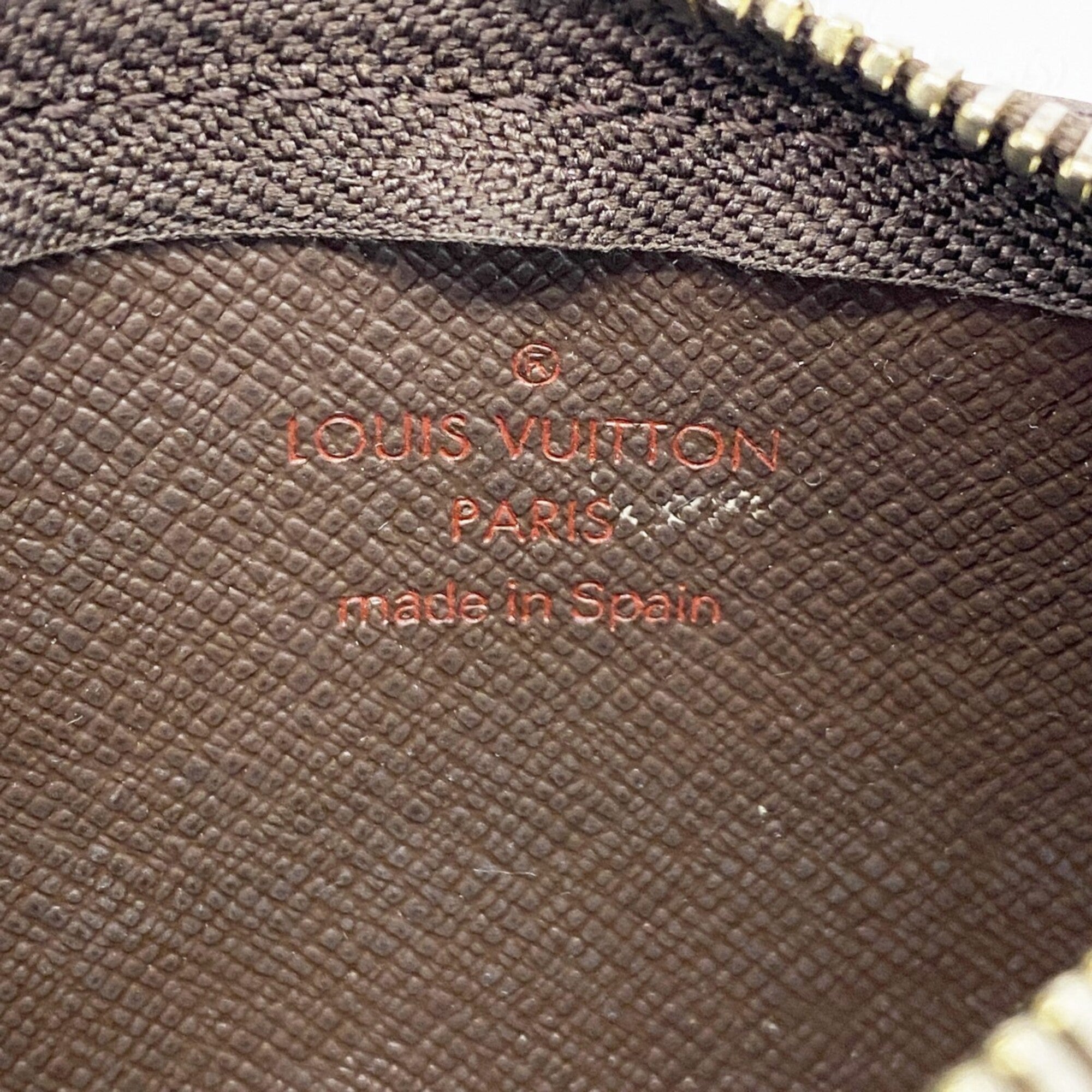 Louis Vuitton Ebene Coin Purse/Coin Case (Pre-Owned)