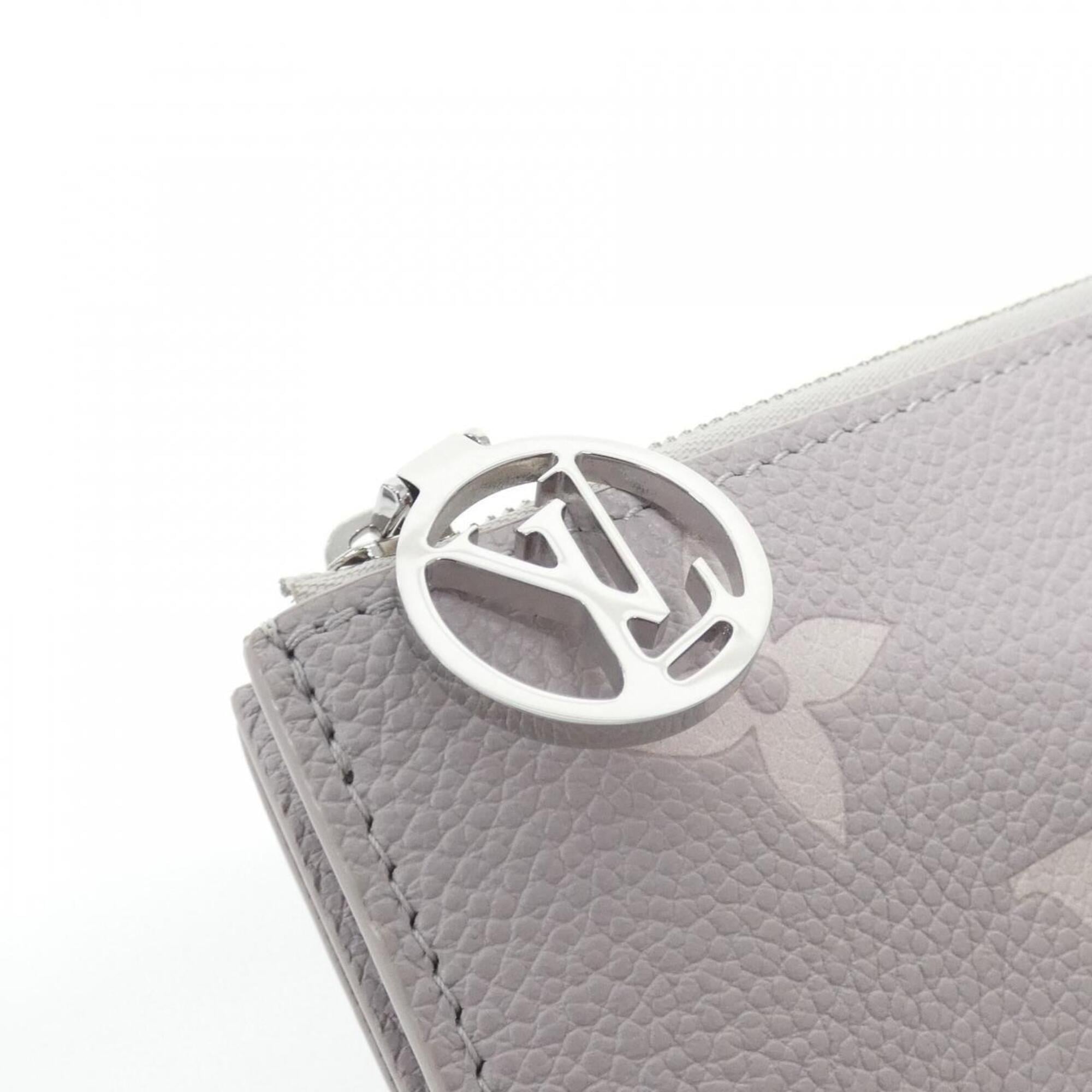 Louis Vuitton Gray Leather Wallet (Bi-Fold) (Pre-Owned)