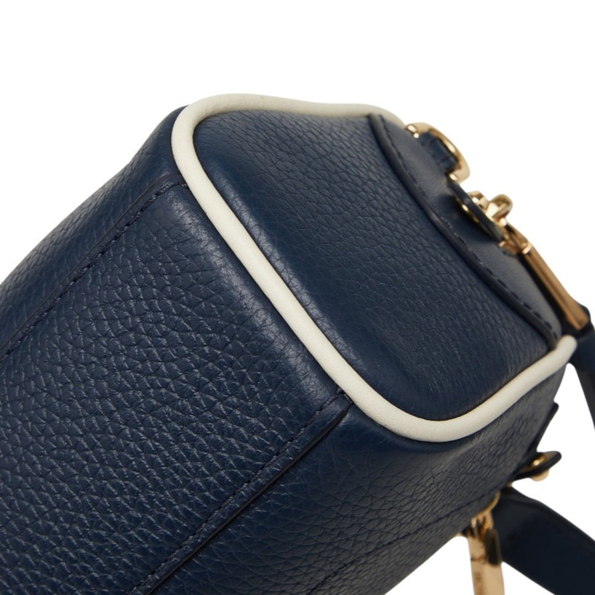 Michael Kors Navy Leather Handbag Shoulder Bag (Pre-Owned)