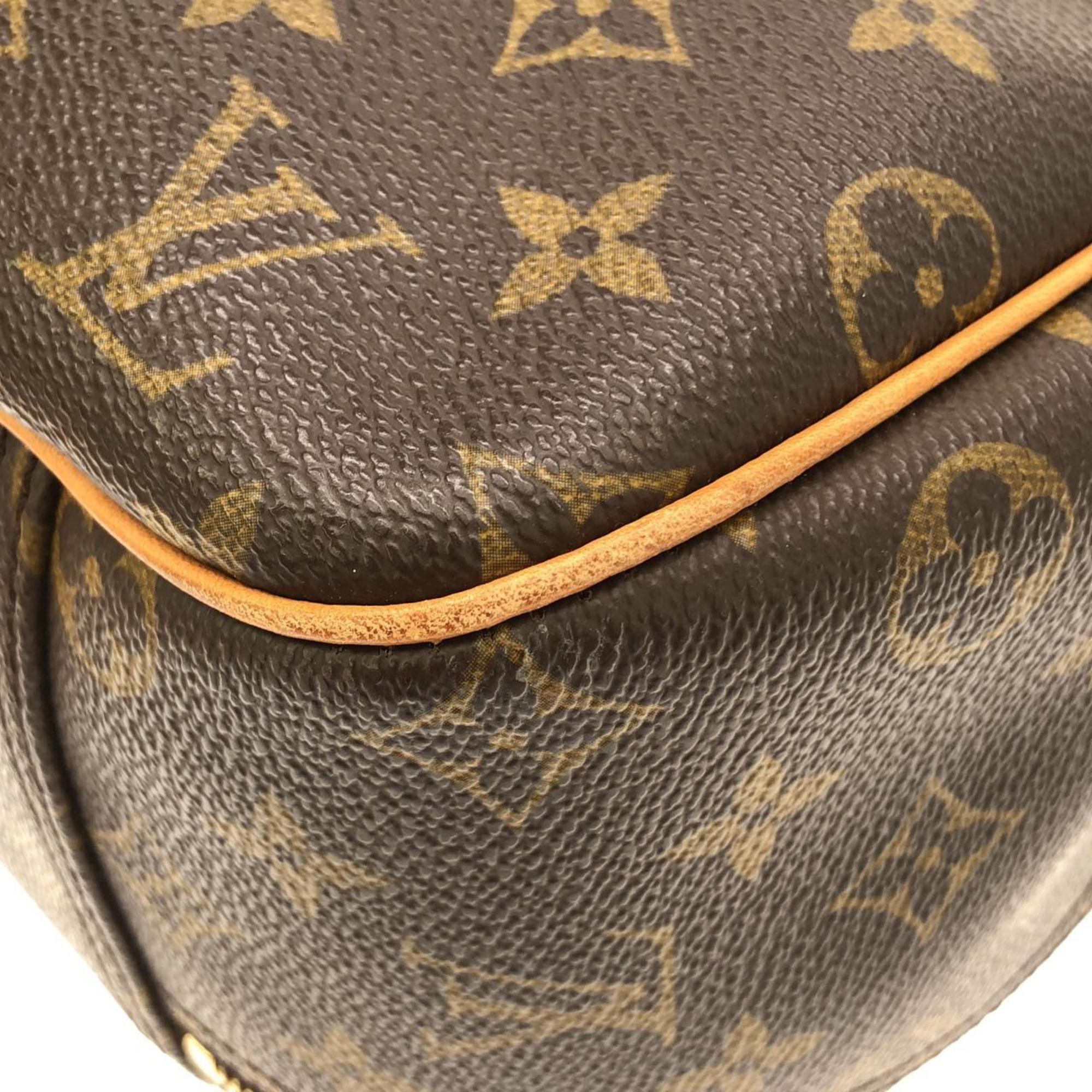 Louis Vuitton Marron Coated Canvas Handbag (Pre-Owned)