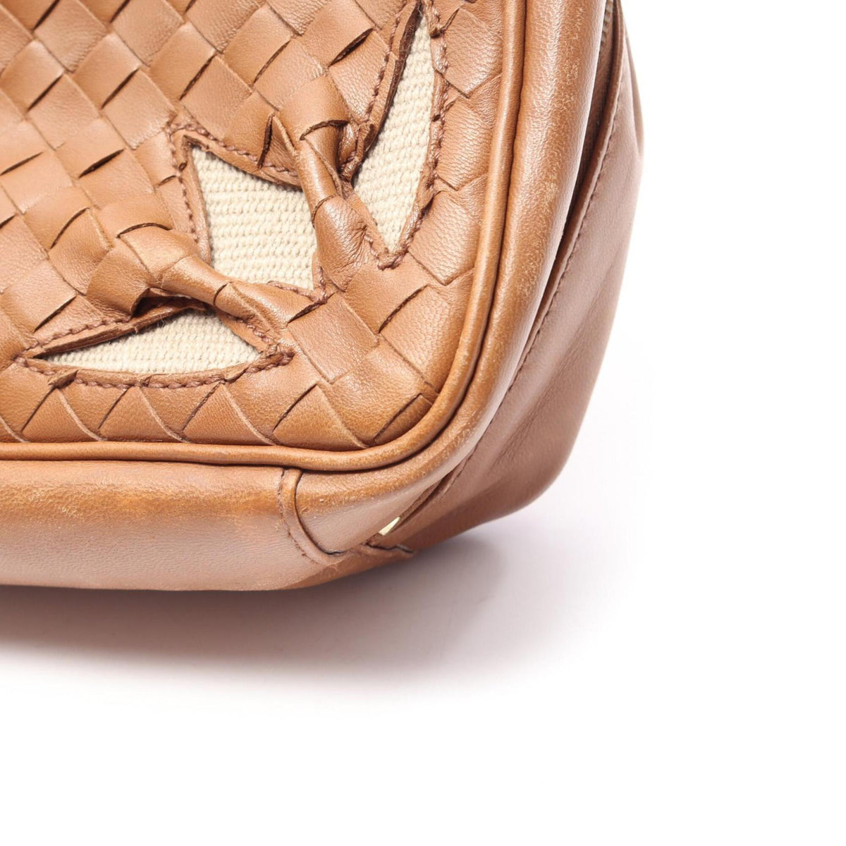 Bottega Veneta Brown Leather Handbag (Pre-Owned)