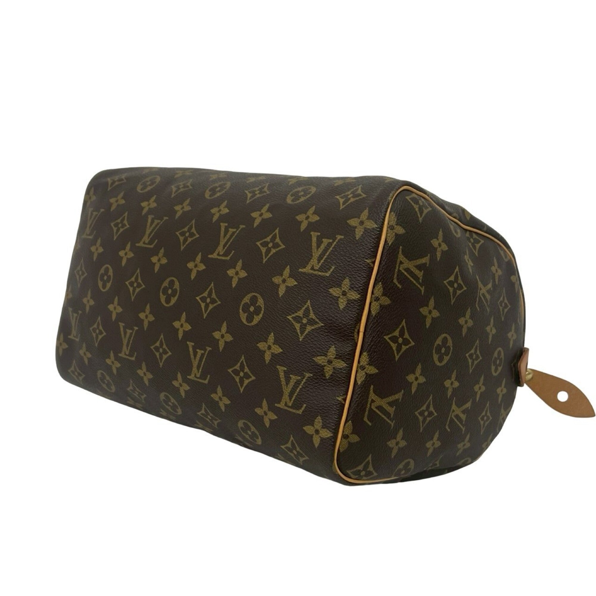 Louis Vuitton Brown Leather Pvc Boston Bag Handbag (Pre-Owned)