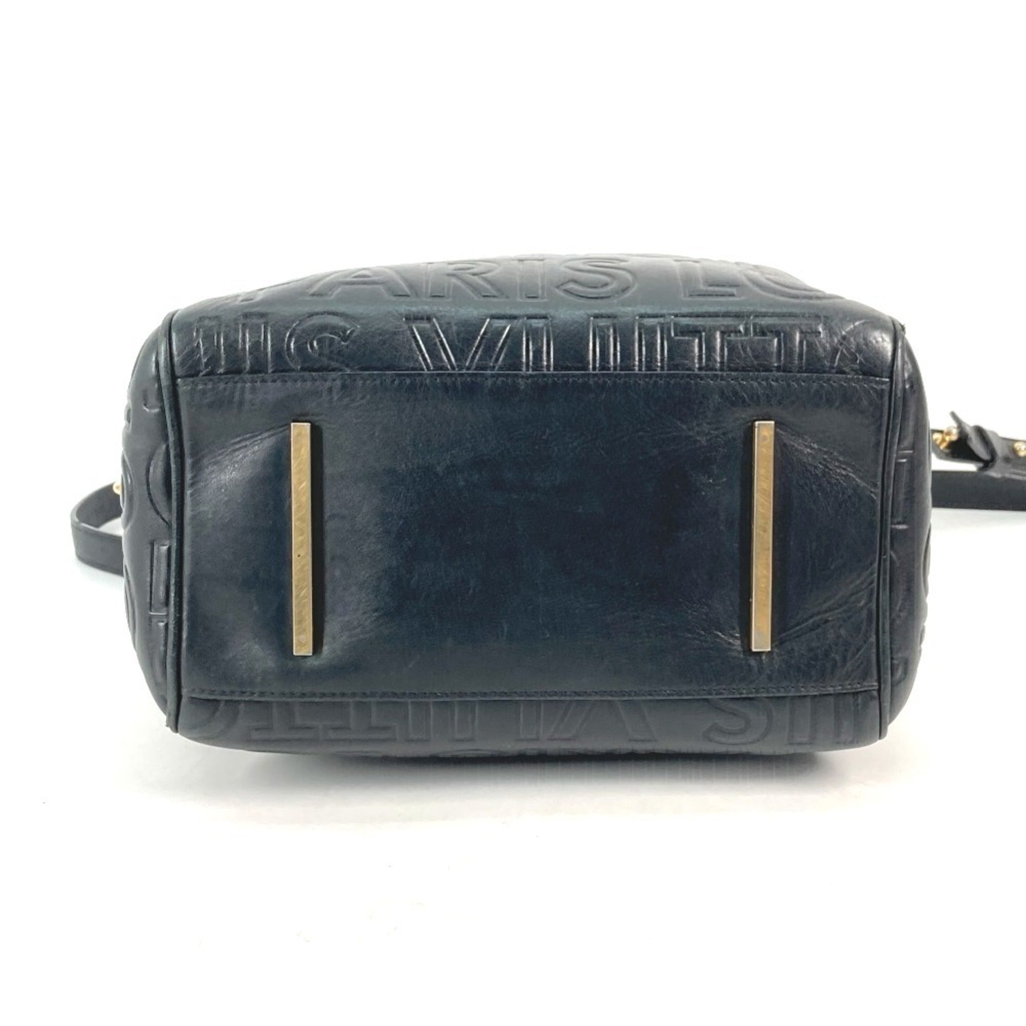 Louis Vuitton Black Galle Monogram Monogram Handbag Shoulder Bag (Pre-Owned)