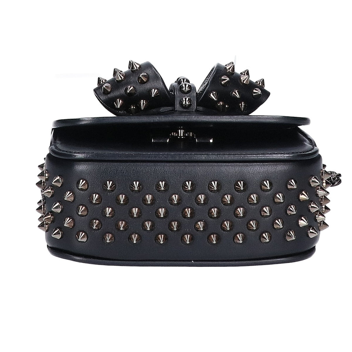 Christian Louboutin Black Leather Shoulder Bag (Pre-Owned)