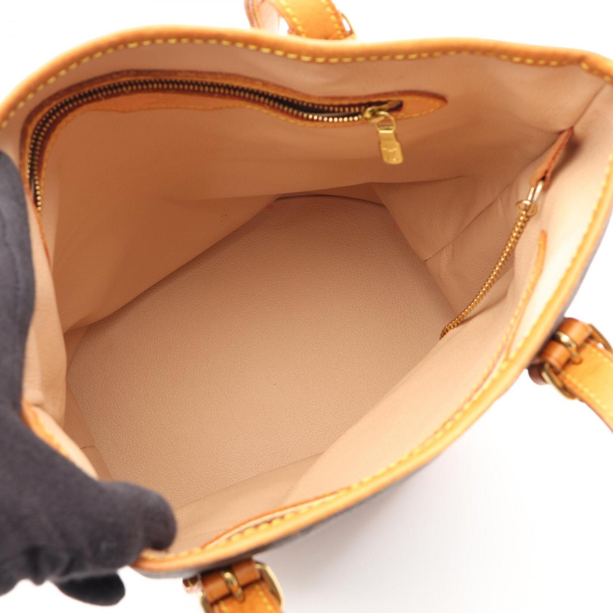 Louis Vuitton Monogram Brown Coated Canvas Leather Shoulder Bag (Pre-Owned)