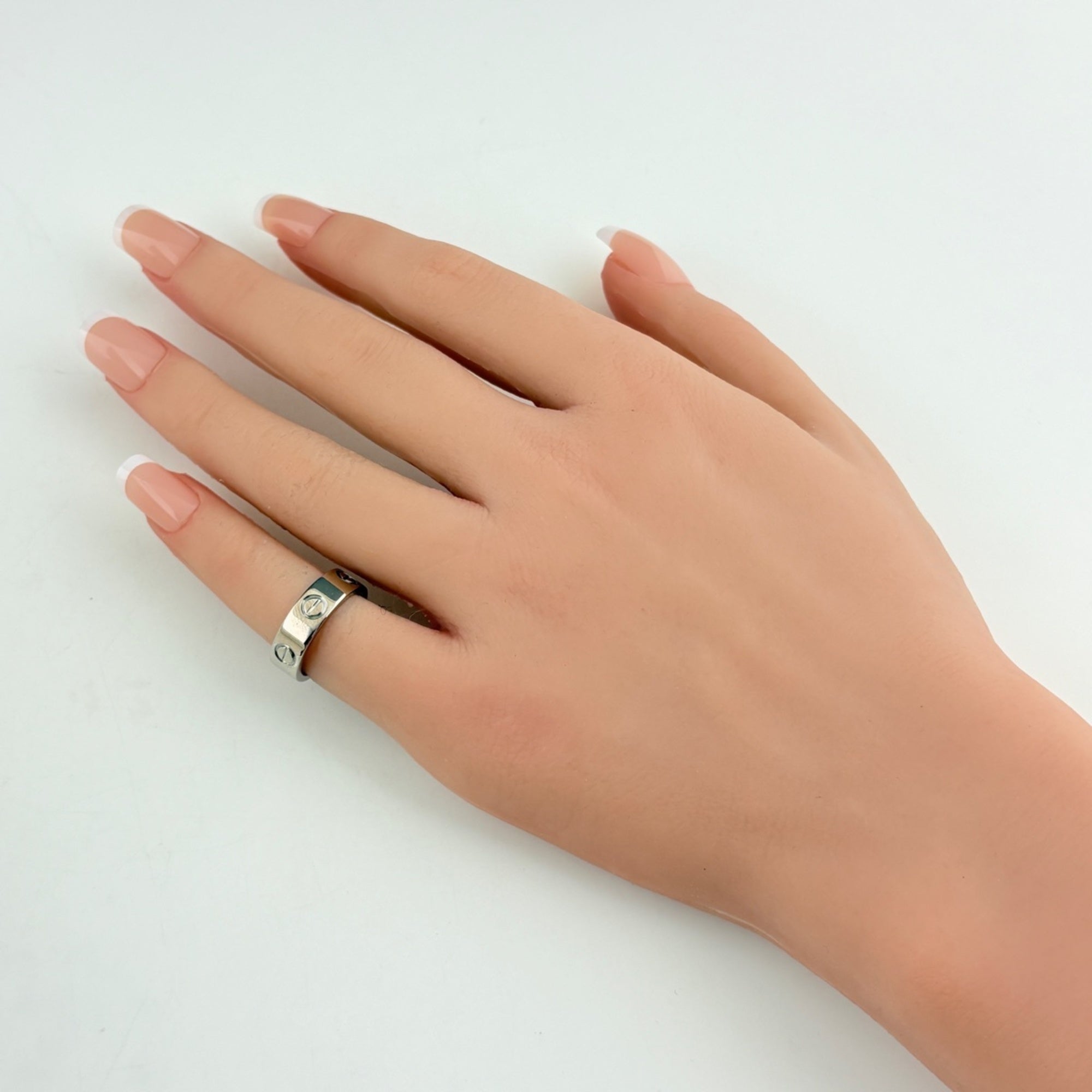 Cartier White Gold (18K) Band Ring (Pre-Owned)