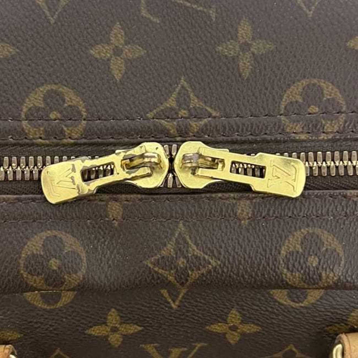 Louis Vuitton Brown Monogram Leather Boston Bag (Pre-Owned)