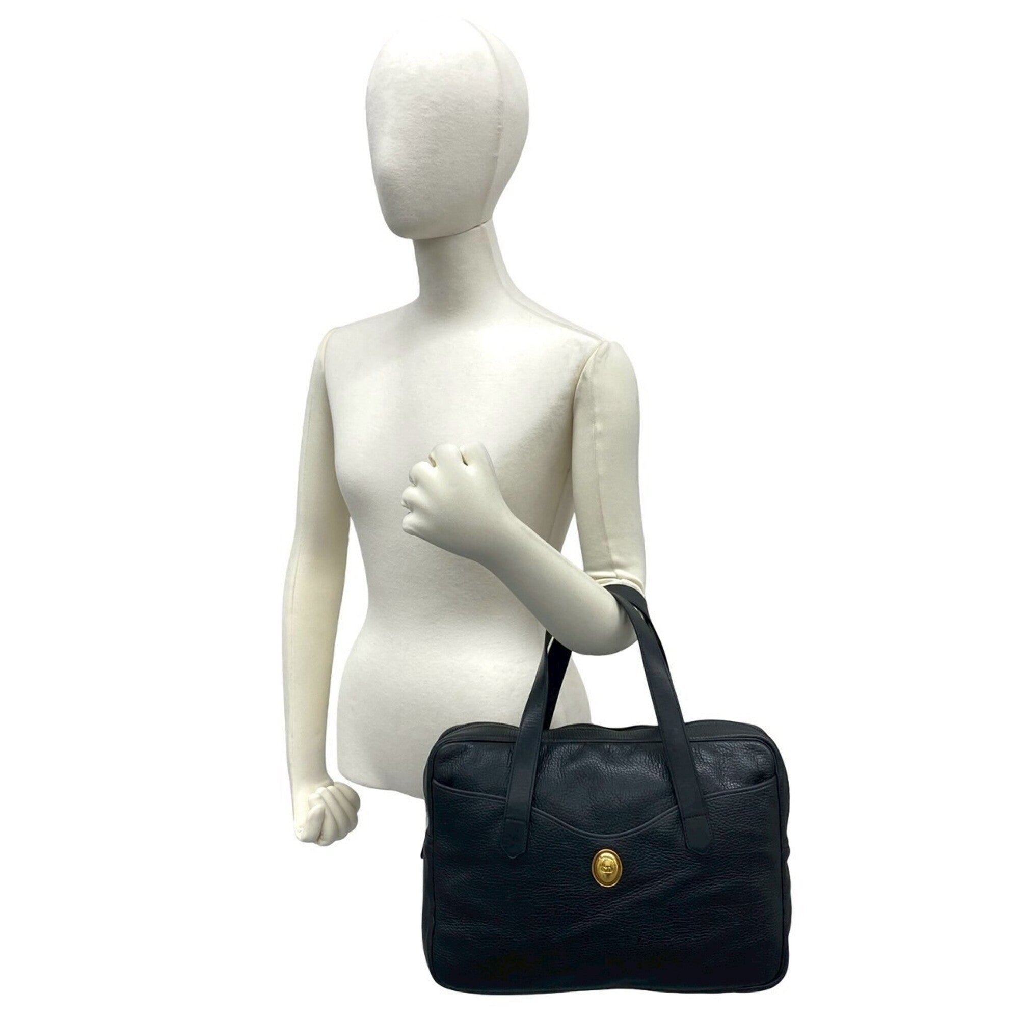 Christian Dior Black Leather Handbag (Pre-Owned)
