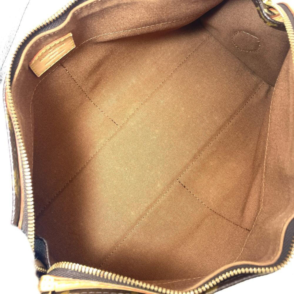Louis Vuitton Brown Monogram Canvas Shoulder Bag (Pre-Owned)