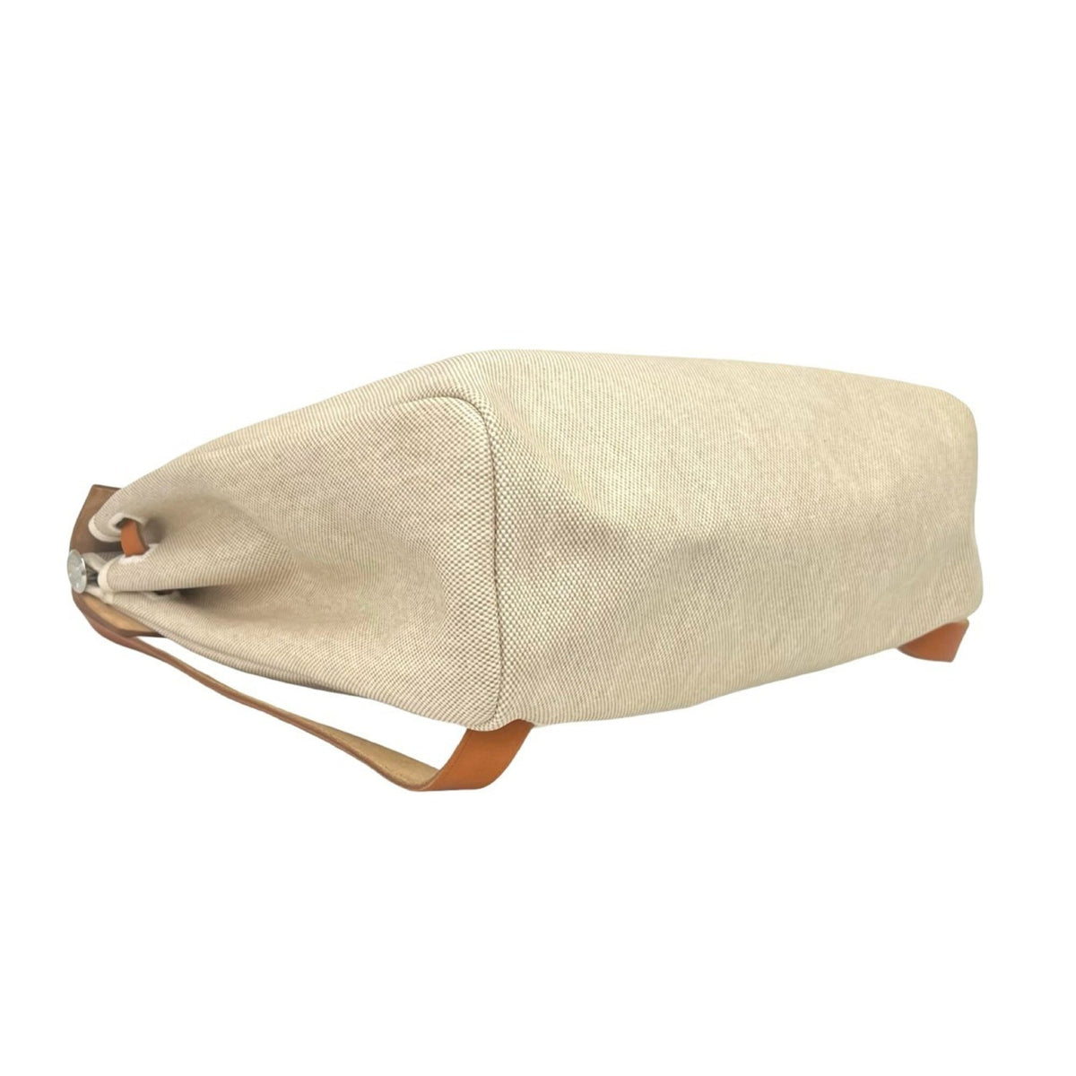 Hermes Brown Ivory Toile H Leather Backpack (Pre-Owned)