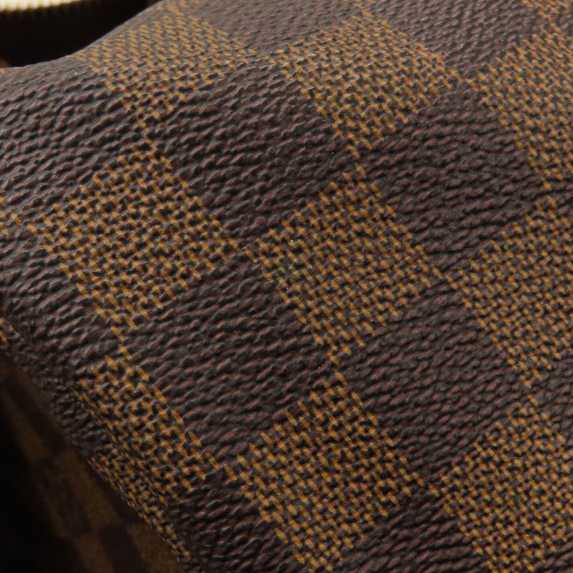 Louis Vuitton Damier Canvas Ebene Damier Canvas Boston Bag (Pre-Owned)