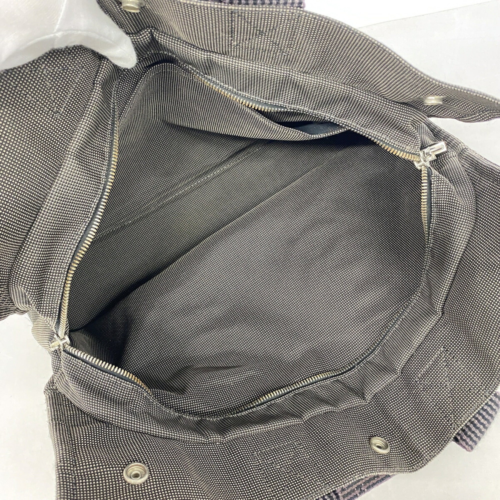 Hermes Gray Nylon Tote Bag (Pre-Owned)