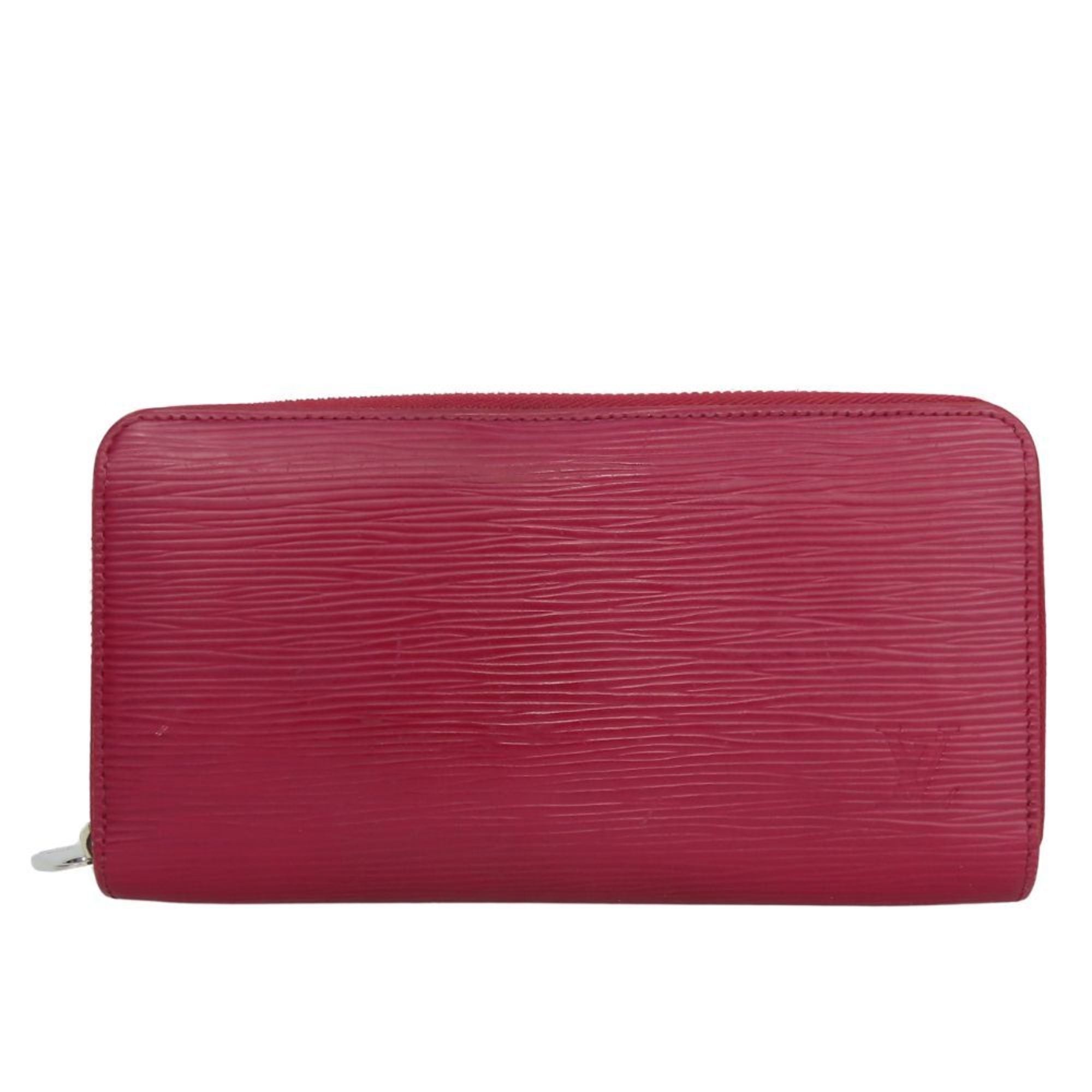 Louis Vuitton Bordeaux Fuchsia Epi Leather Long Wallet (Bi-Fold) (Pre-Owned)