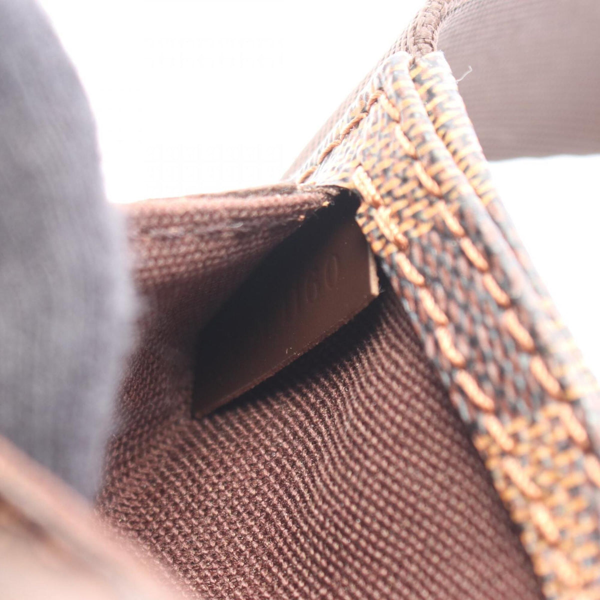 Louis Vuitton Brown Damier Canvas Coated Canvas Fanny Pack Handbag (Pre-Owned)