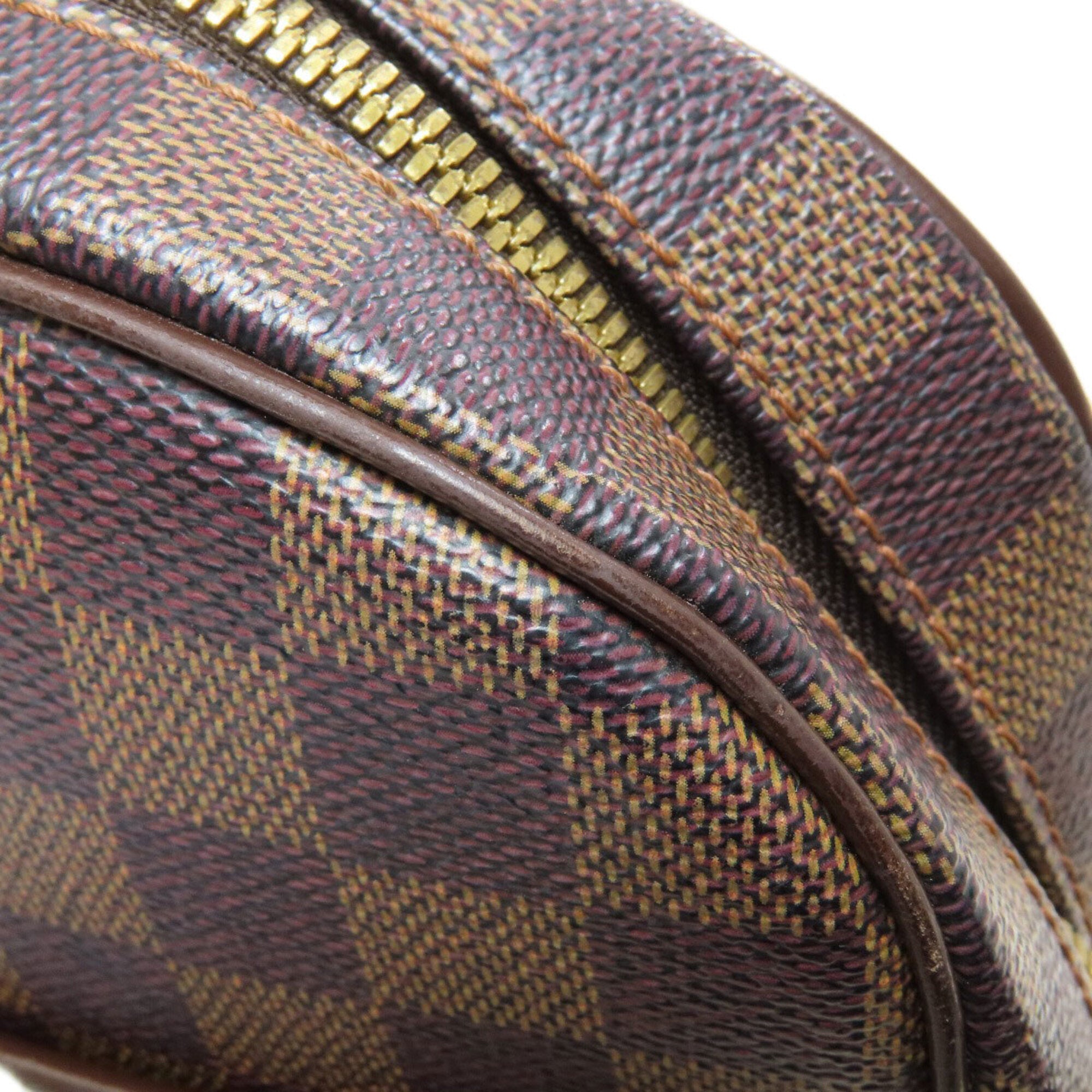 Louis Vuitton Damier Damier Canvas Ebene Damier Canvas Shoulder Bag (Pre-Owned)