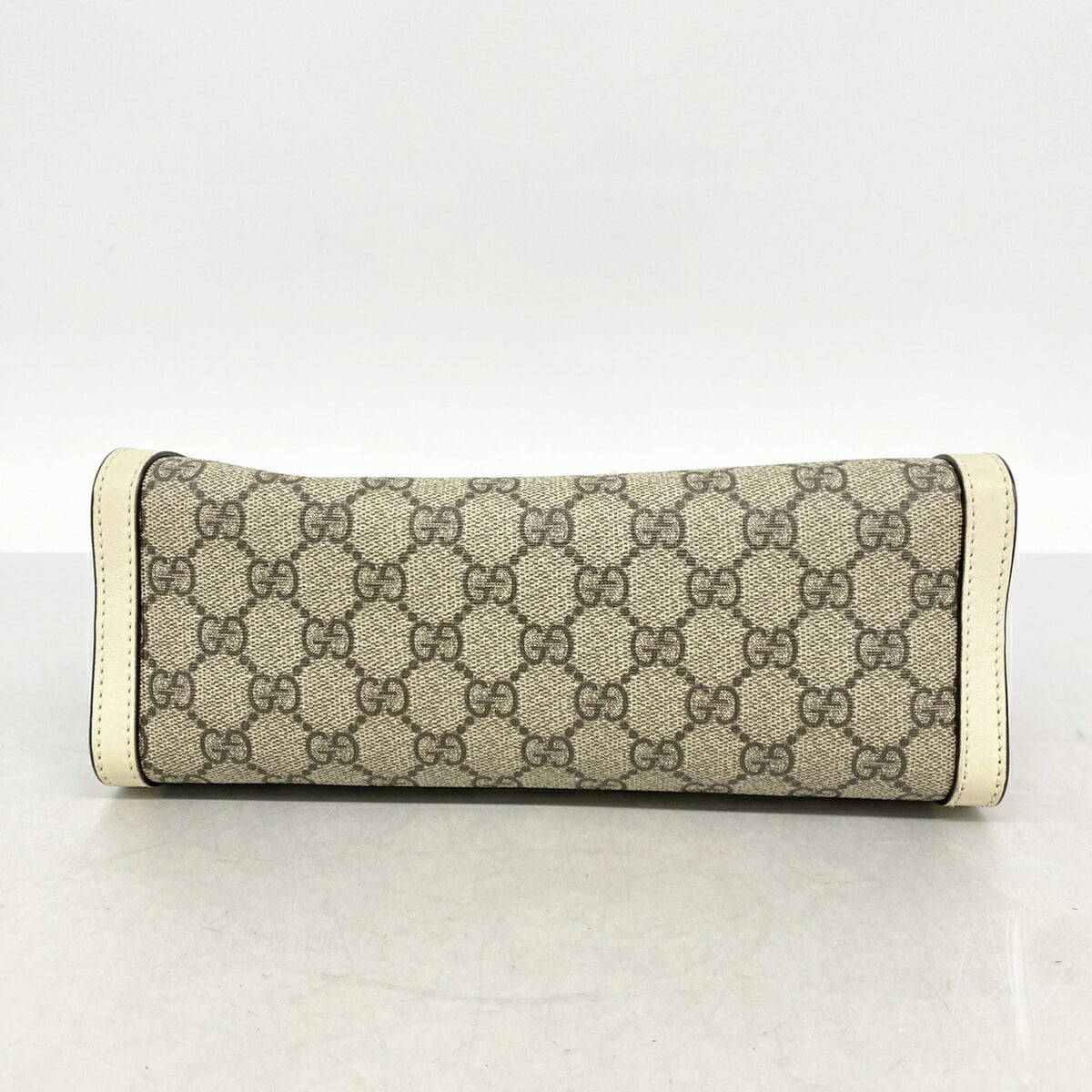 Gucci Brown White Pvc Tote Bag (Pre-Owned)