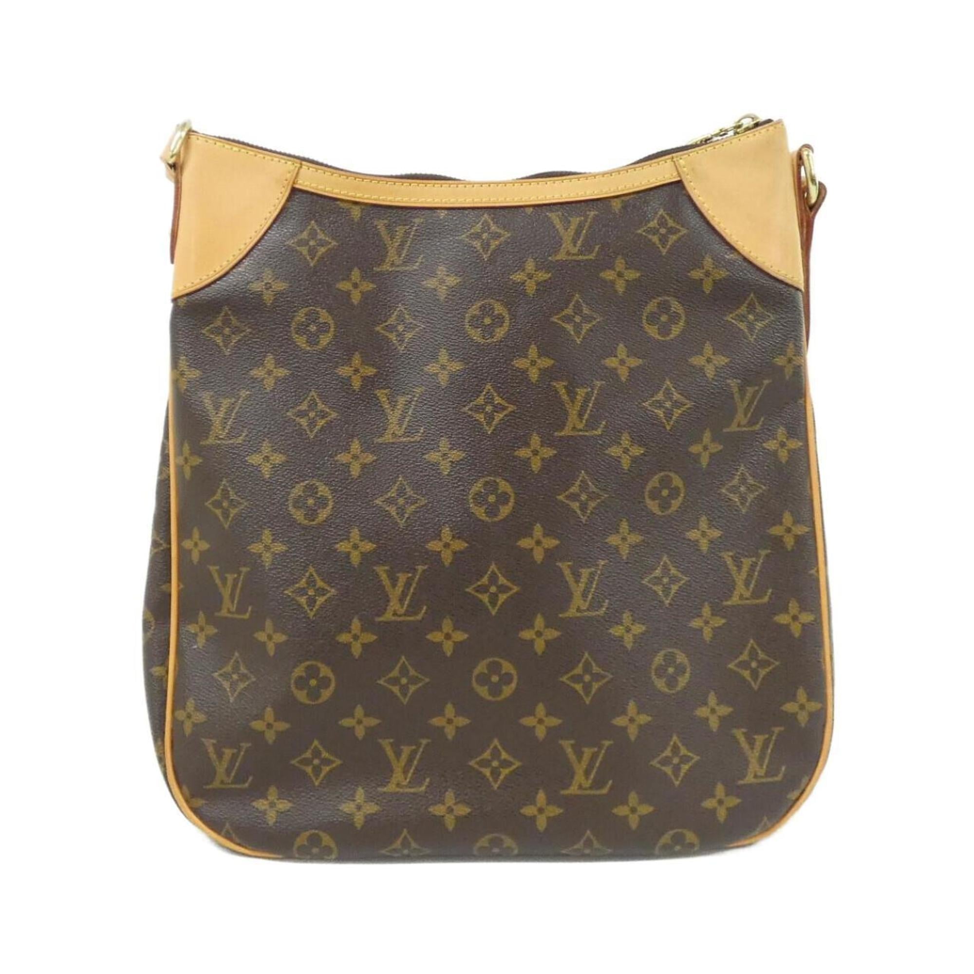 Louis Vuitton Marron Coated Canvas Shoulder Bag (Pre-Owned)