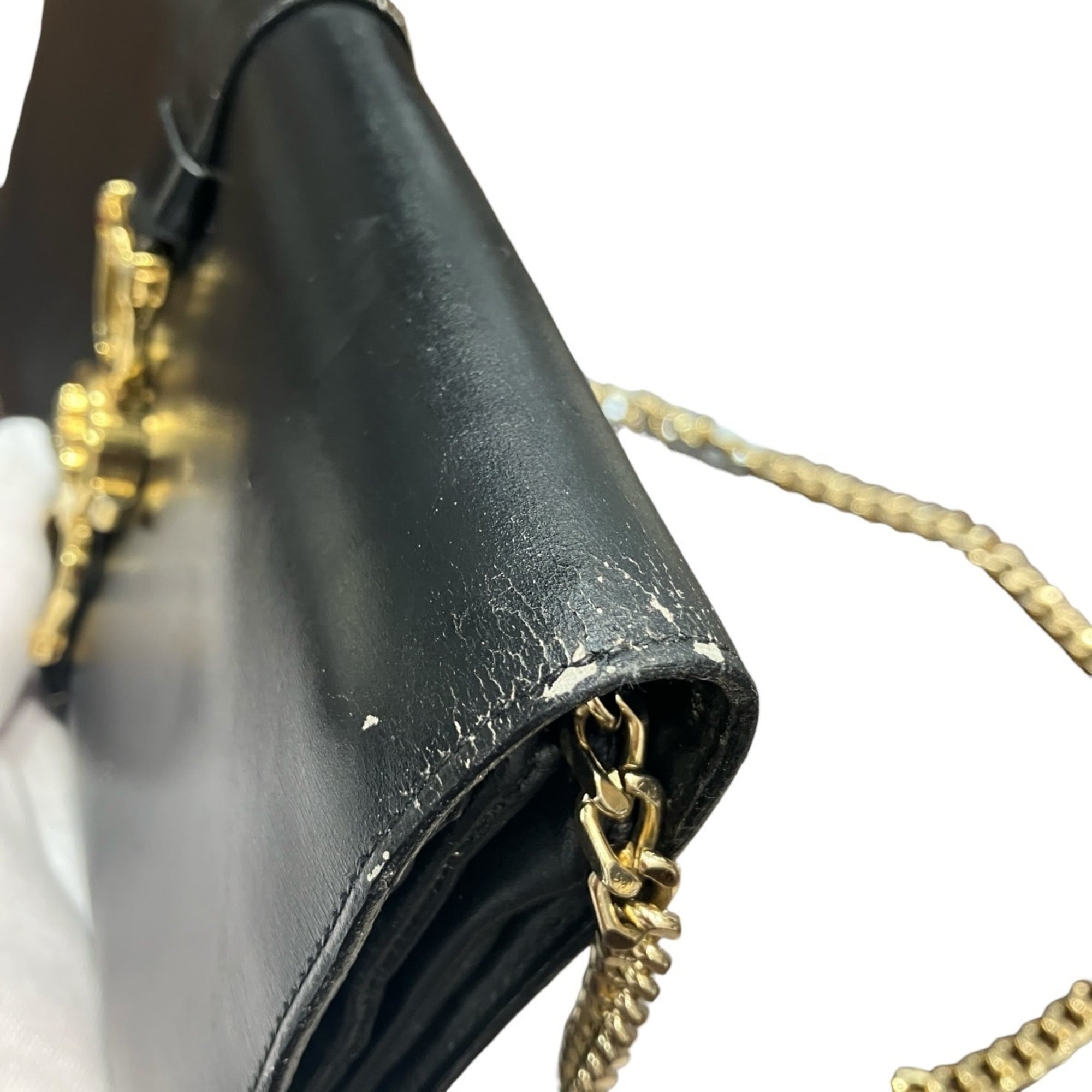 Celine Black Leather Shoulder Bag (Pre-Owned)