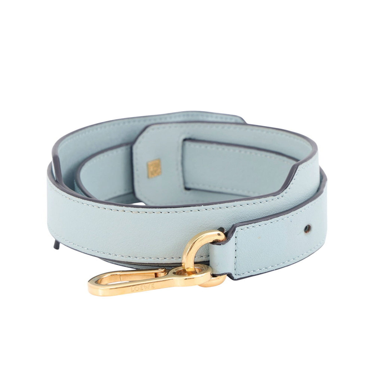 Loewe Light Blue Multi-Color Leather Handbag Shoulder Bag (Pre-Owned)